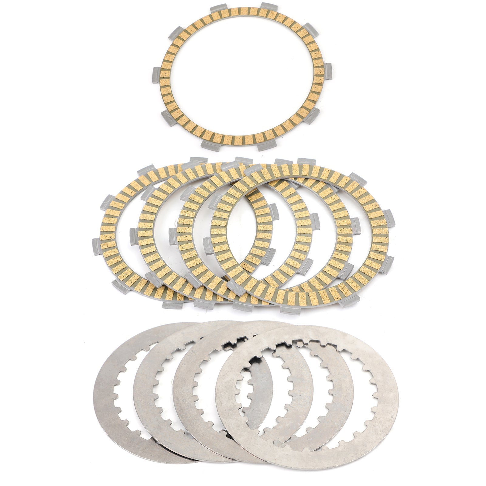 Stalen koppelingsset en wrijvingsschijven voor Honda VT125 Shadow / Varadero 125 88-2011 Generiek