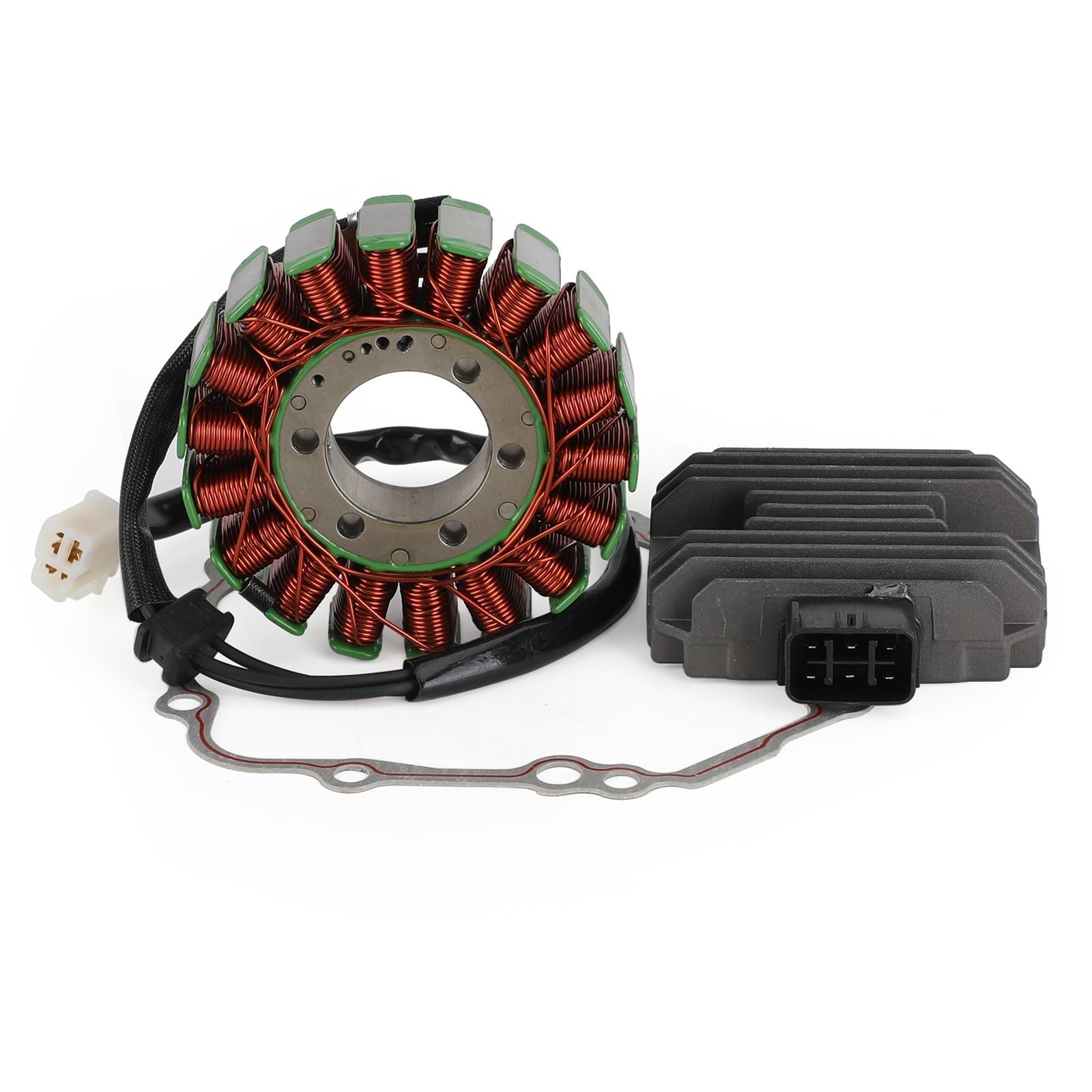 Magneto Stator + Spanningsgelijkrichter + Pakking voor Suzuki GSR400 GSR600 2006-2010 09 08 Generiek