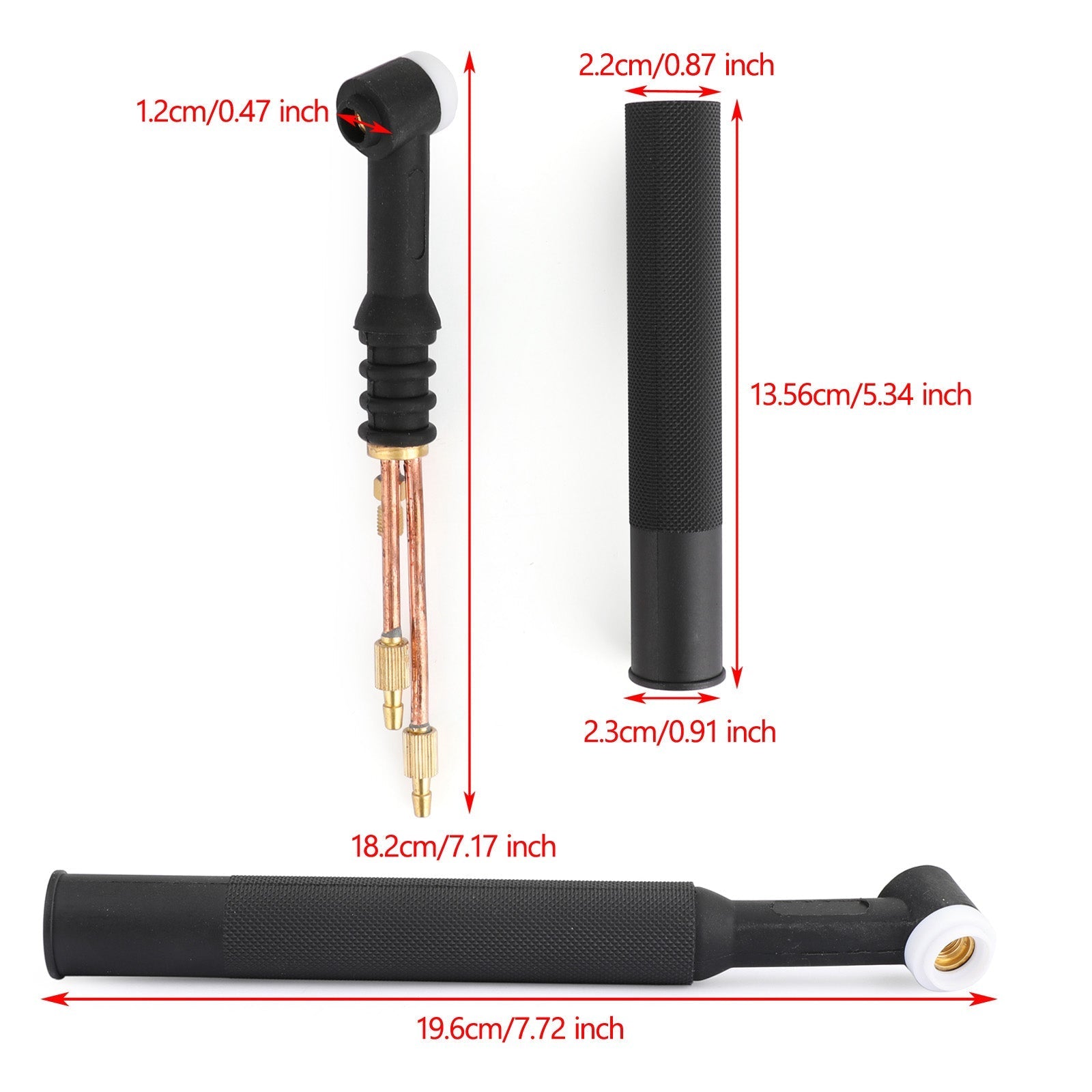 WP-20 Torcia per saldatura Tig raffreddata ad acqua Corpo testa 250A Tig 20 con maniglia