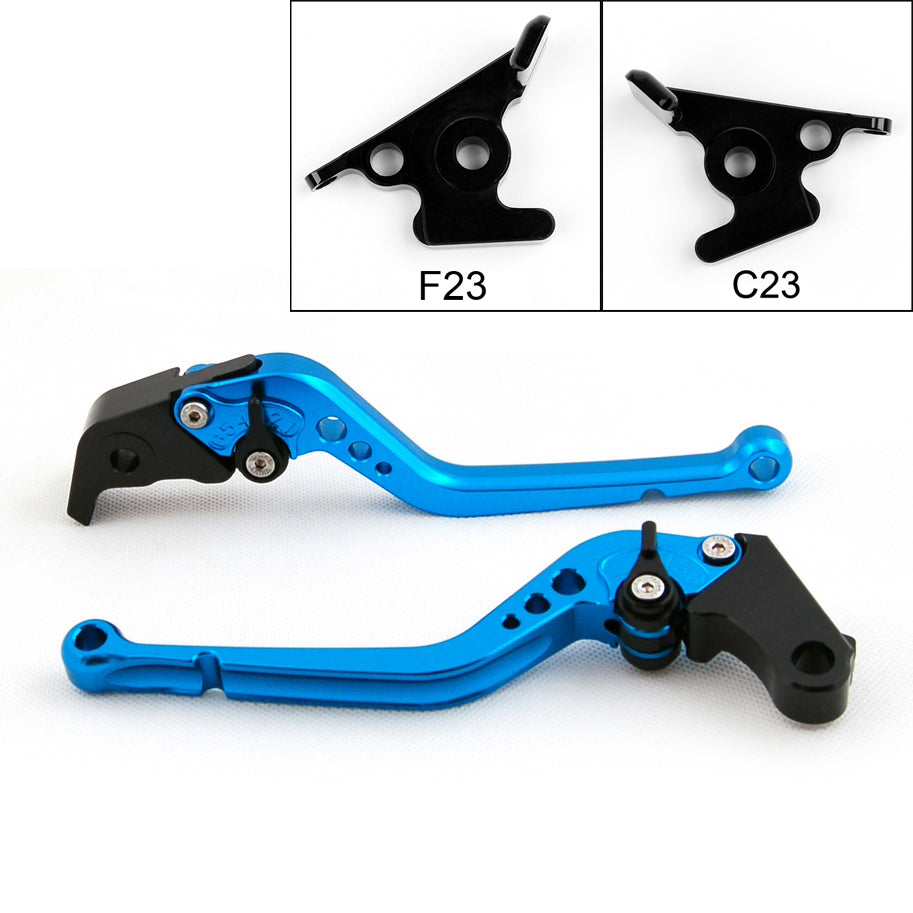 Dolge zavorne ročice sklopke za Apria Shiver/GT 07-14 dorsoduro 750 08-14 Črno generično