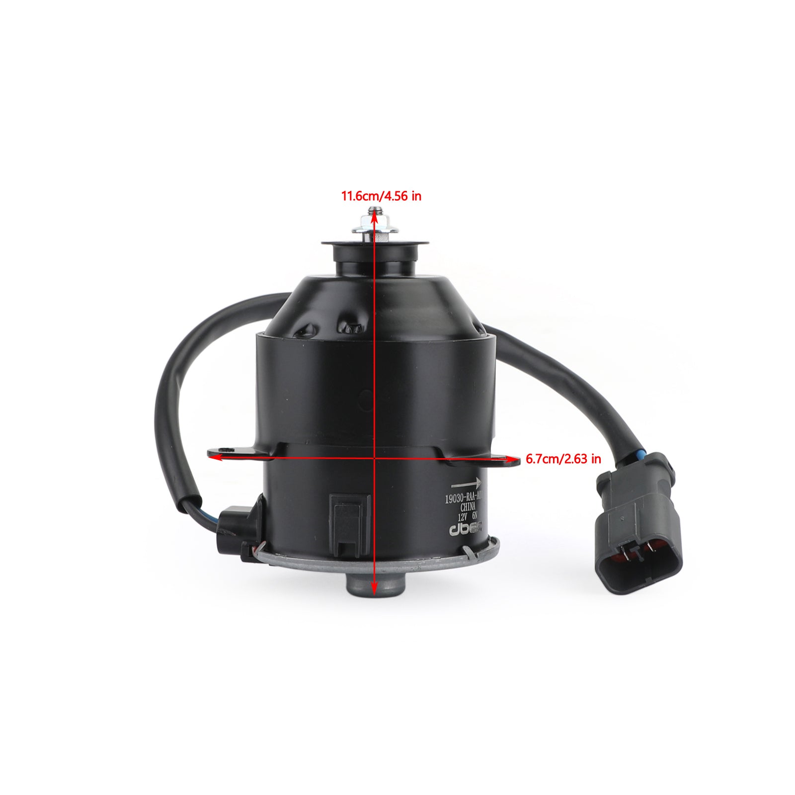 2003-2007 Accord 2,4L /2004-2008 TSX 2,4L /2002-2006 RSX Jäähdyttimen tuulettimen moottori 5-siipinen tuuletin