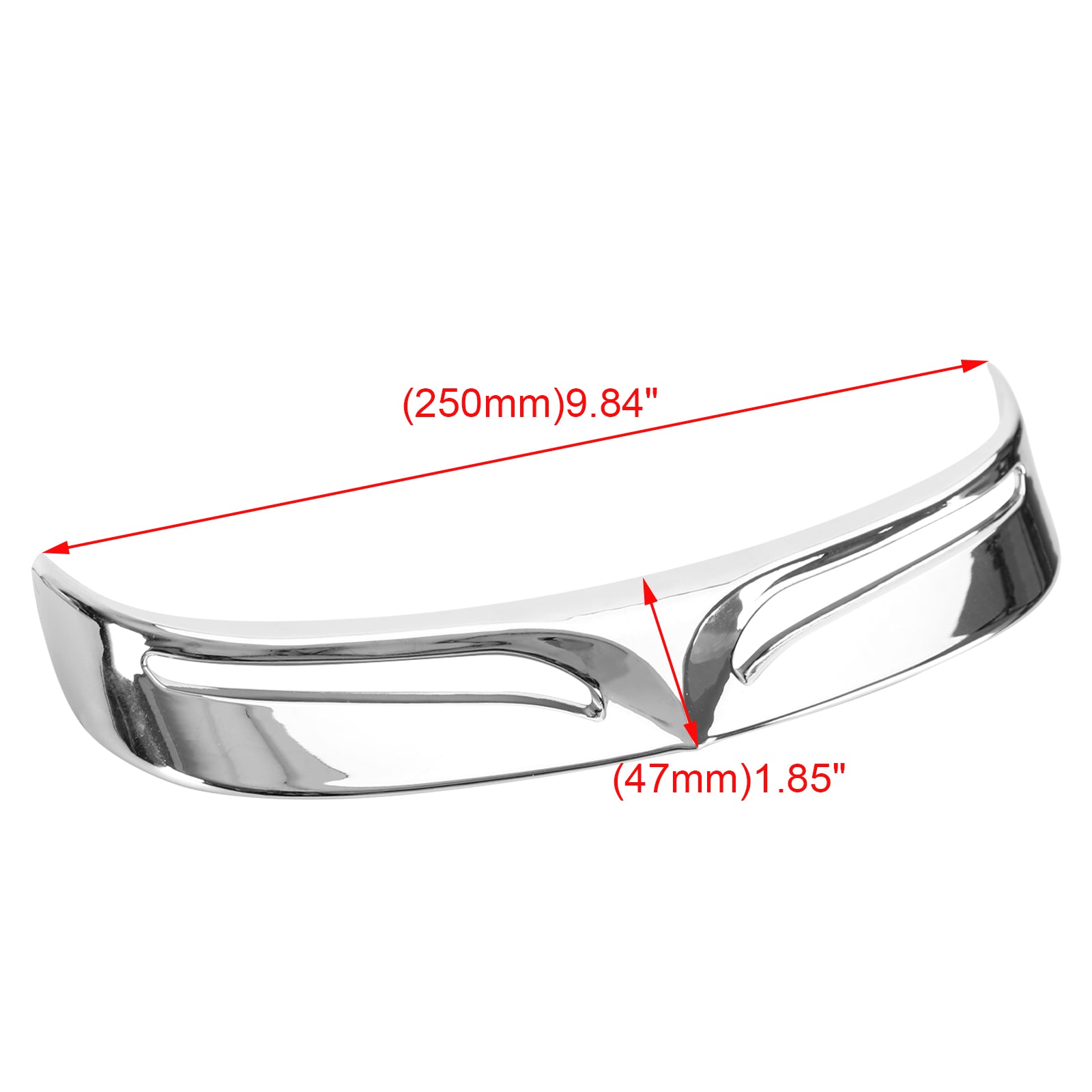 Harley Fat Boy FLSTF 2007-2017 Chromowana końcówka tylnego błotnika