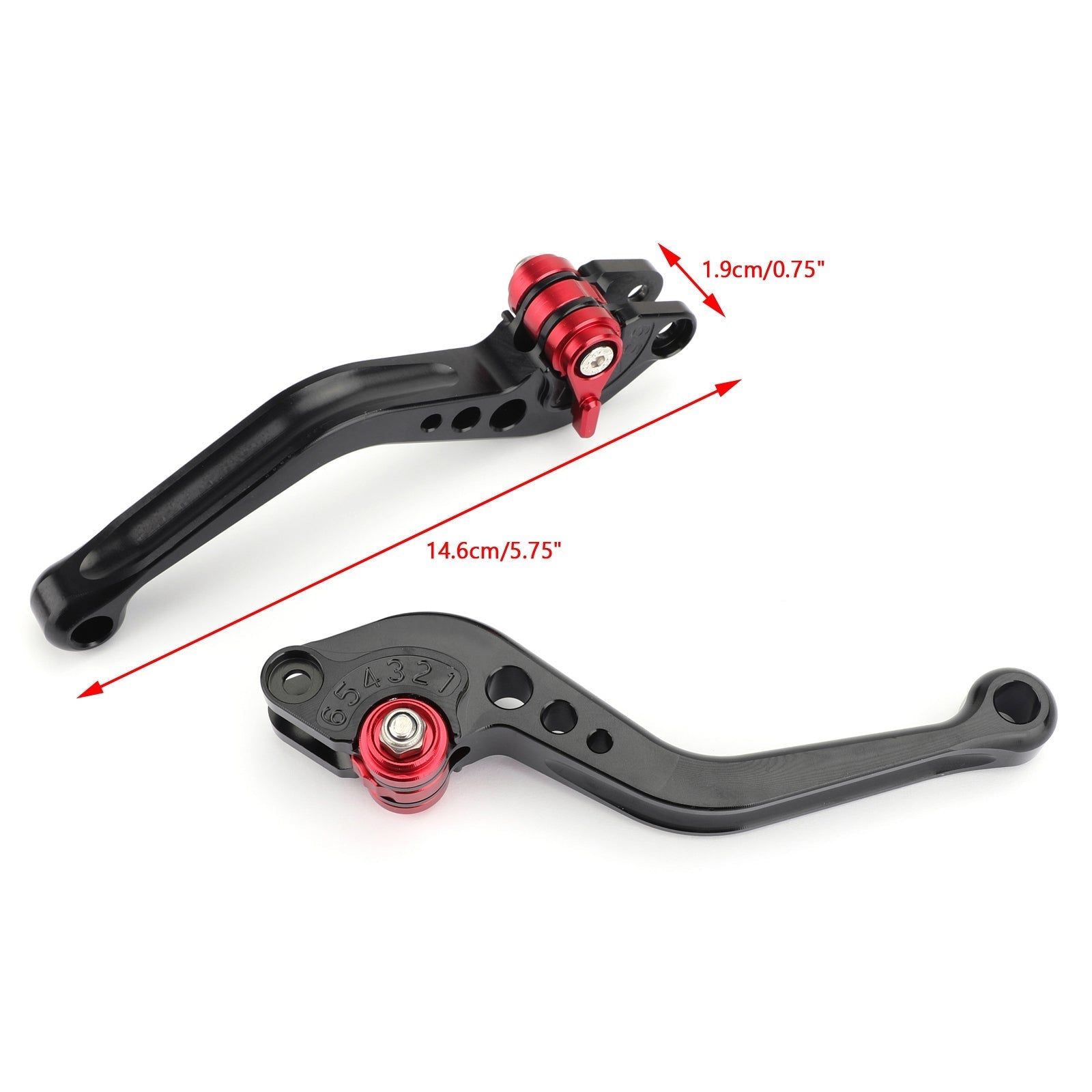 Leva del freno a frizione corta per KTM 790 Duke prima del 2019 Silver Generic