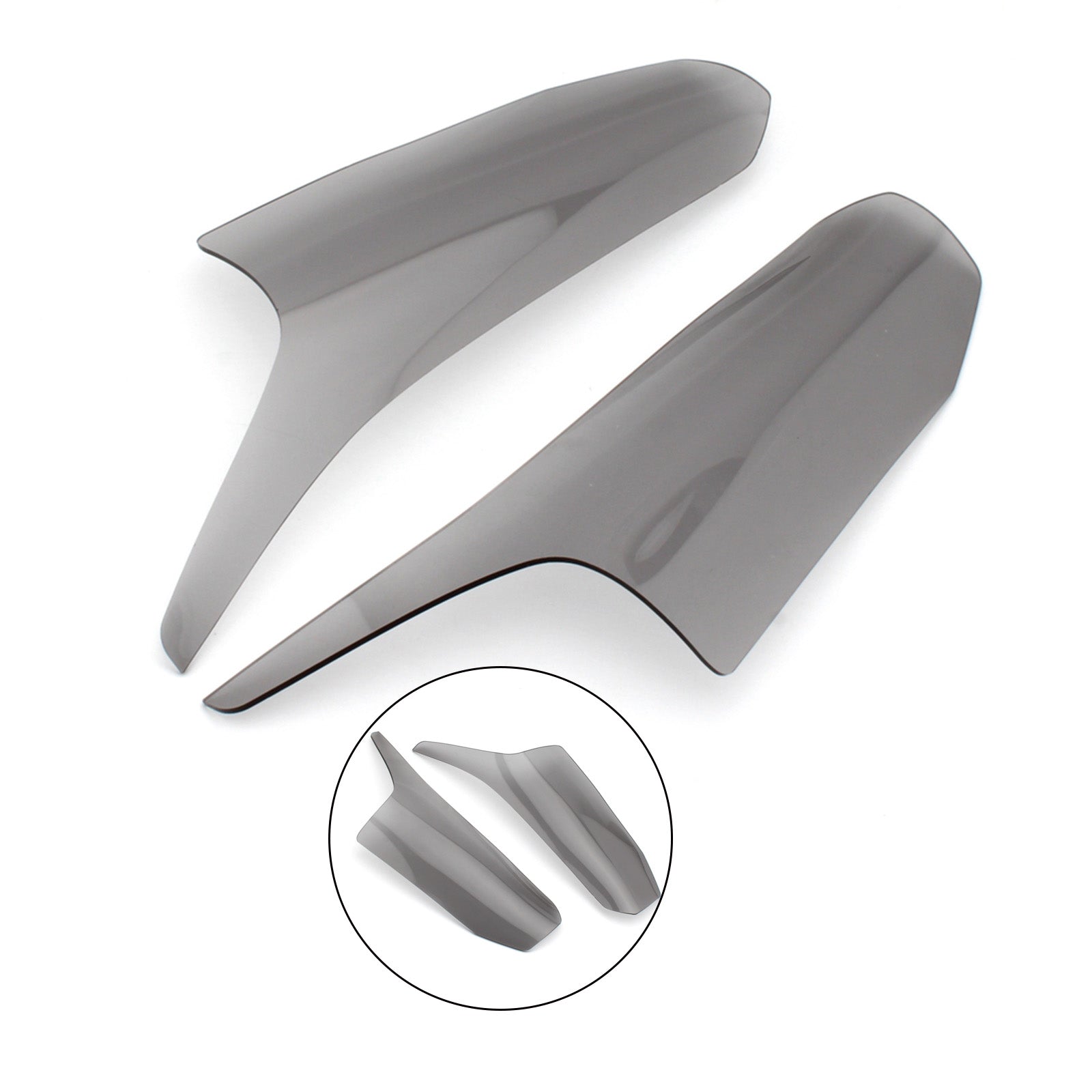 Headlight Lighthouse -objektiivin suojaus, joka sopii Honda CBR650R 2019-2021: lle yleinen savu