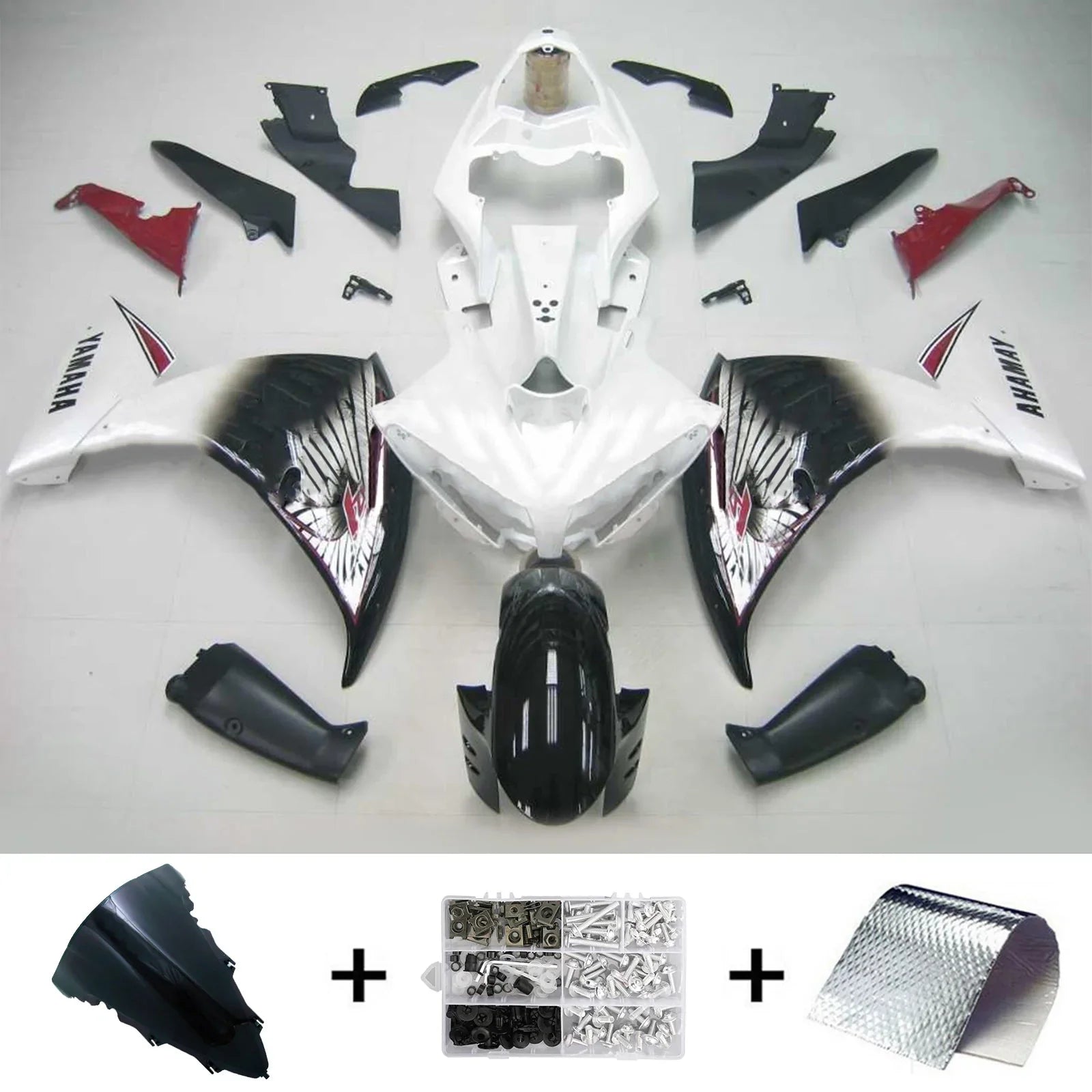Kit de carénage Amotopart pour Yamaha YZF 1000 R1 2012-2014 générique