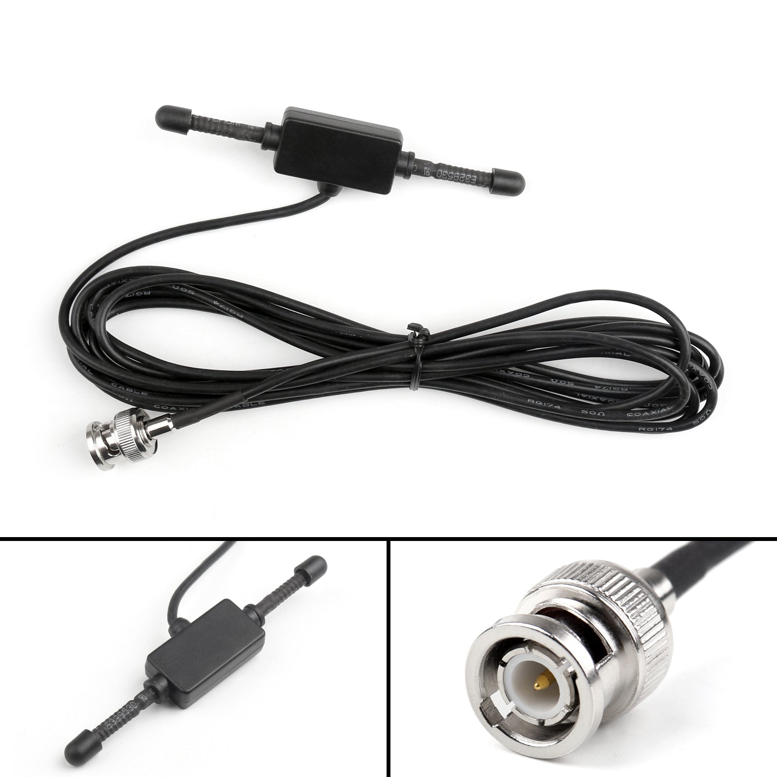 Antenne de scanner pour Uniden Motorola Radio BNC Glass Mount 4" Mobile Full Band