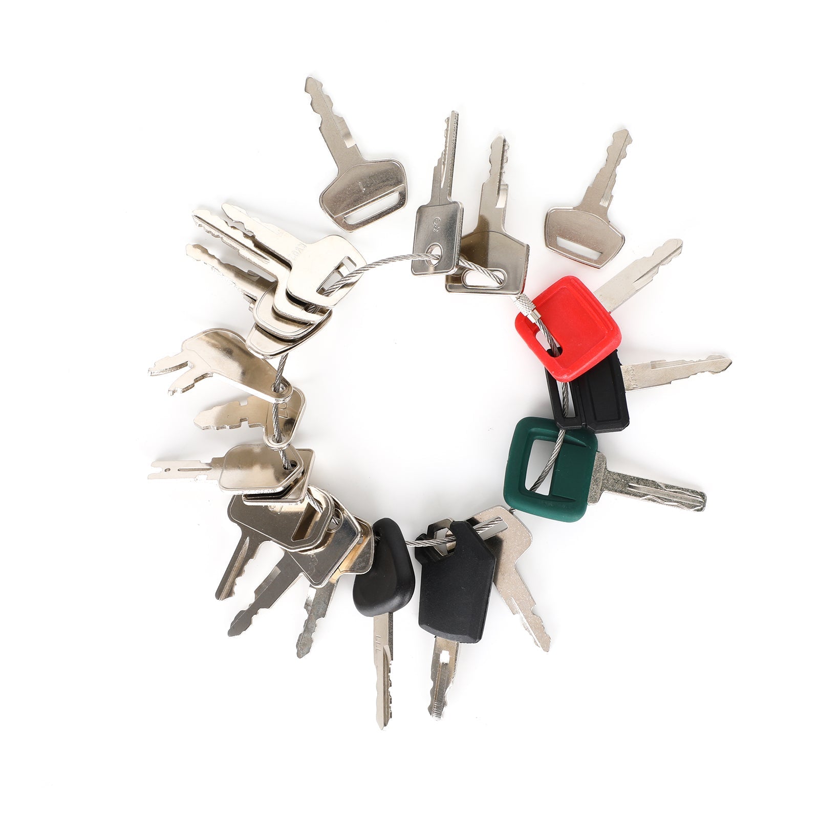 21 contactsleutels voor zware bouwmachines voor Case Jd Volvo Jcb Komatsu