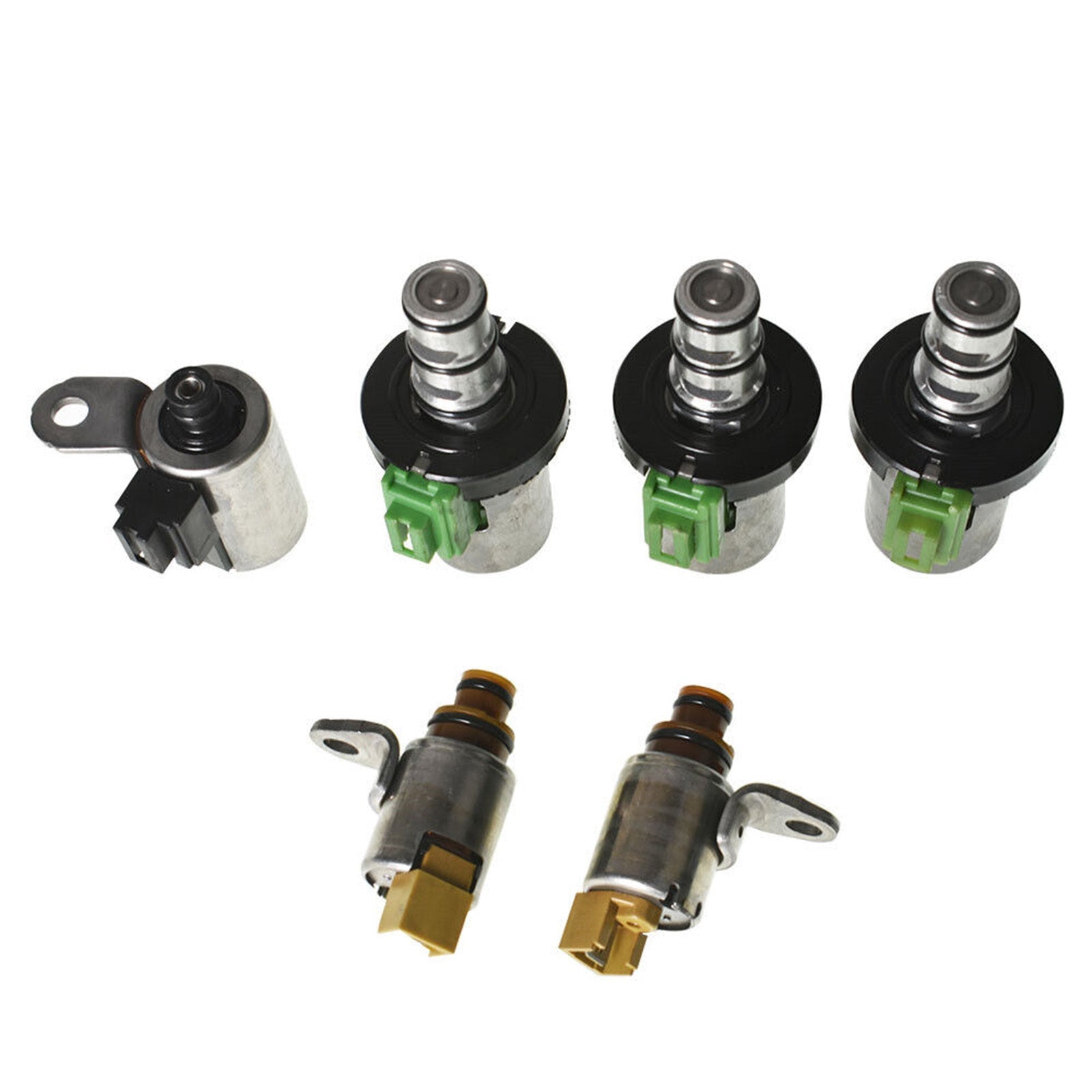 Solenoide de transmisión de 6 uds 4F27E Shift 2 PWM 3 EPC 1 para Ford Focus Fiesta