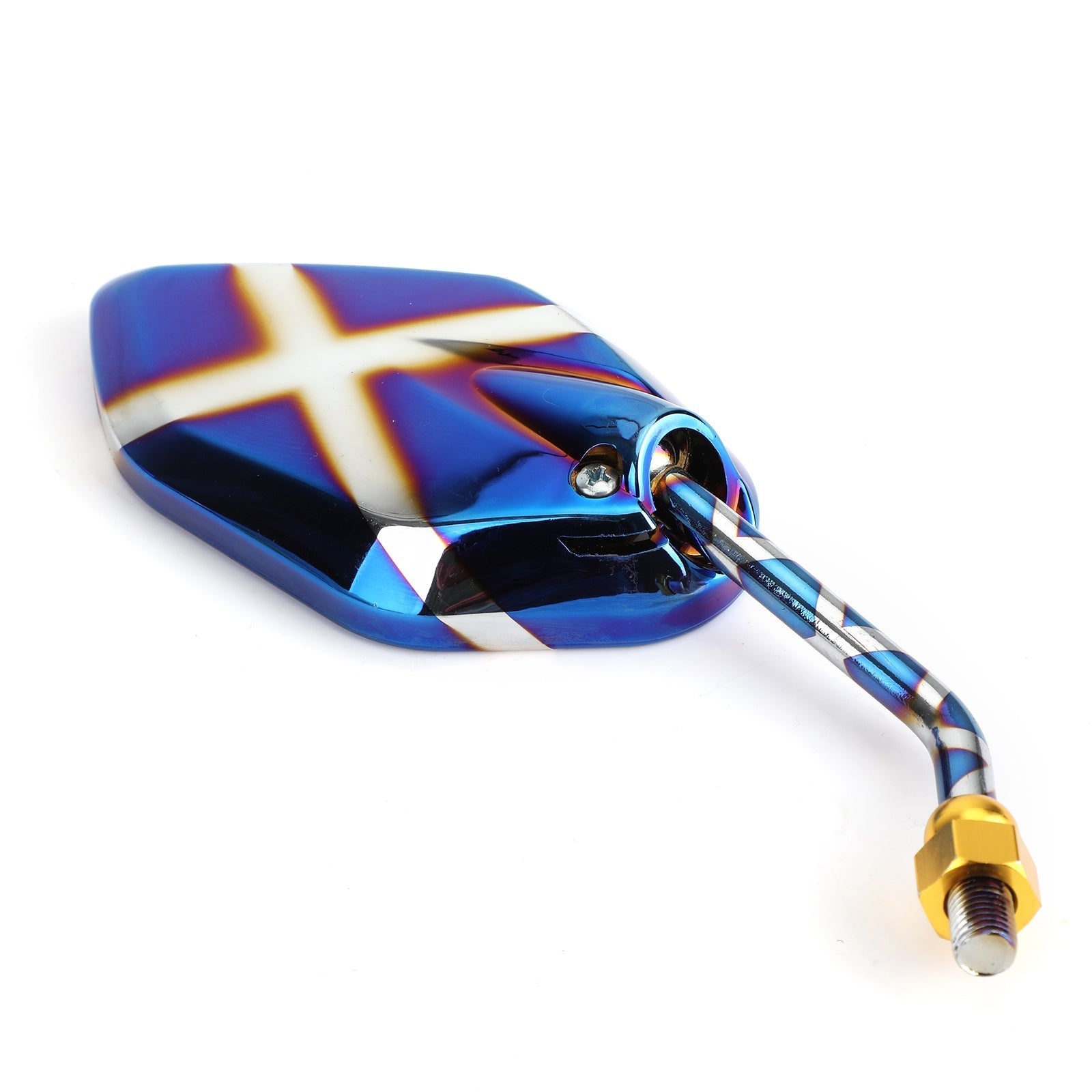 Zijspiegels 10 mm M10 voor motorfiets-scooter Cruiser Chopper Sportbike generiek