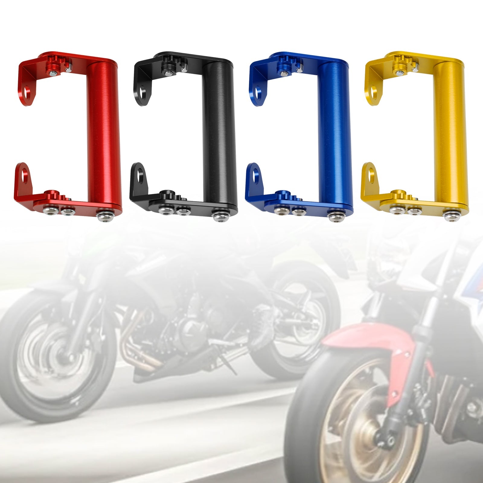 Telefoonnavigatiemedium GPS -verlenging Ondersteuning 22 mm voor rode motorfietsmotorfiets