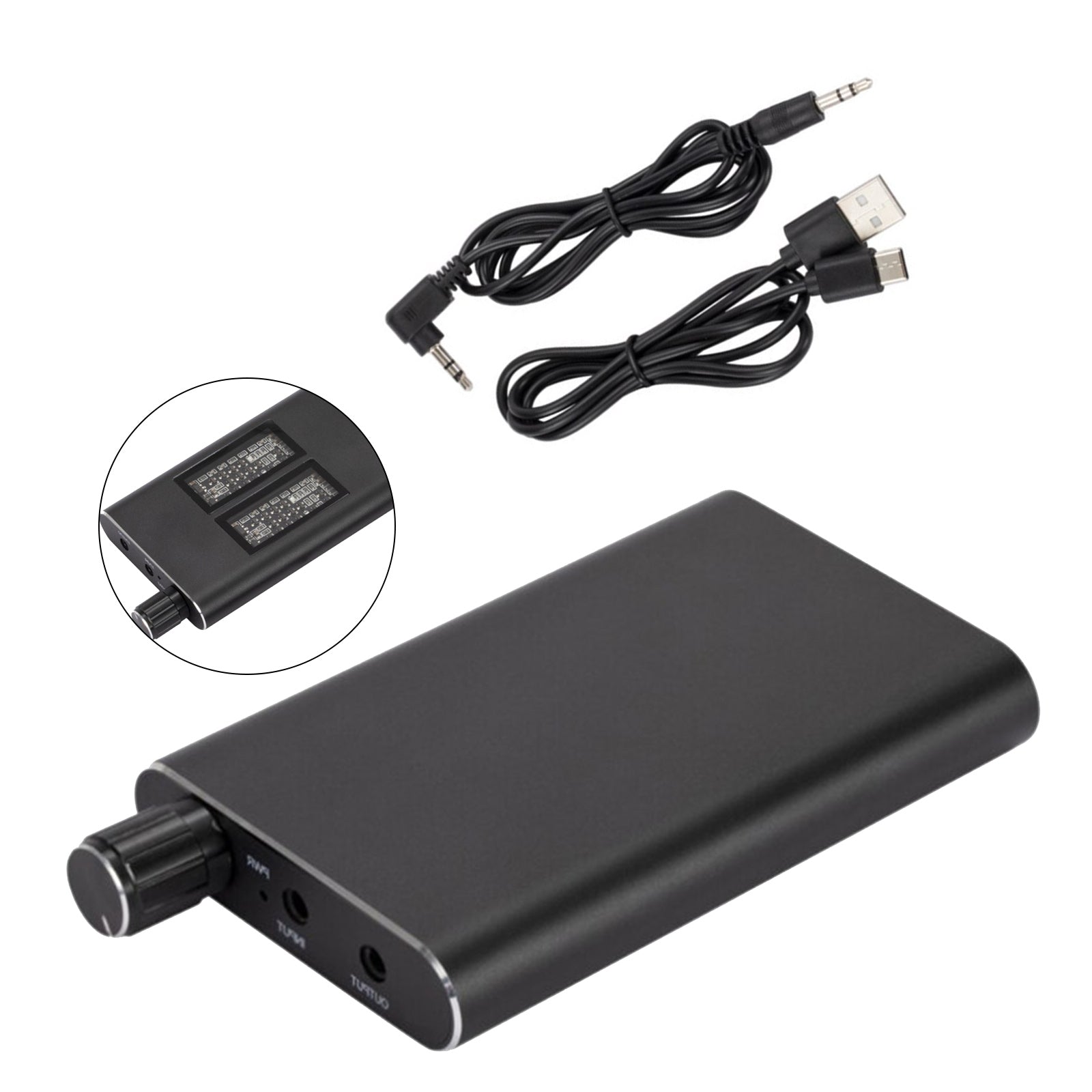 HIFI Casque Amplificateur Compagnon Baladeur Portable Réglable AMP 3.5mm Port AUX