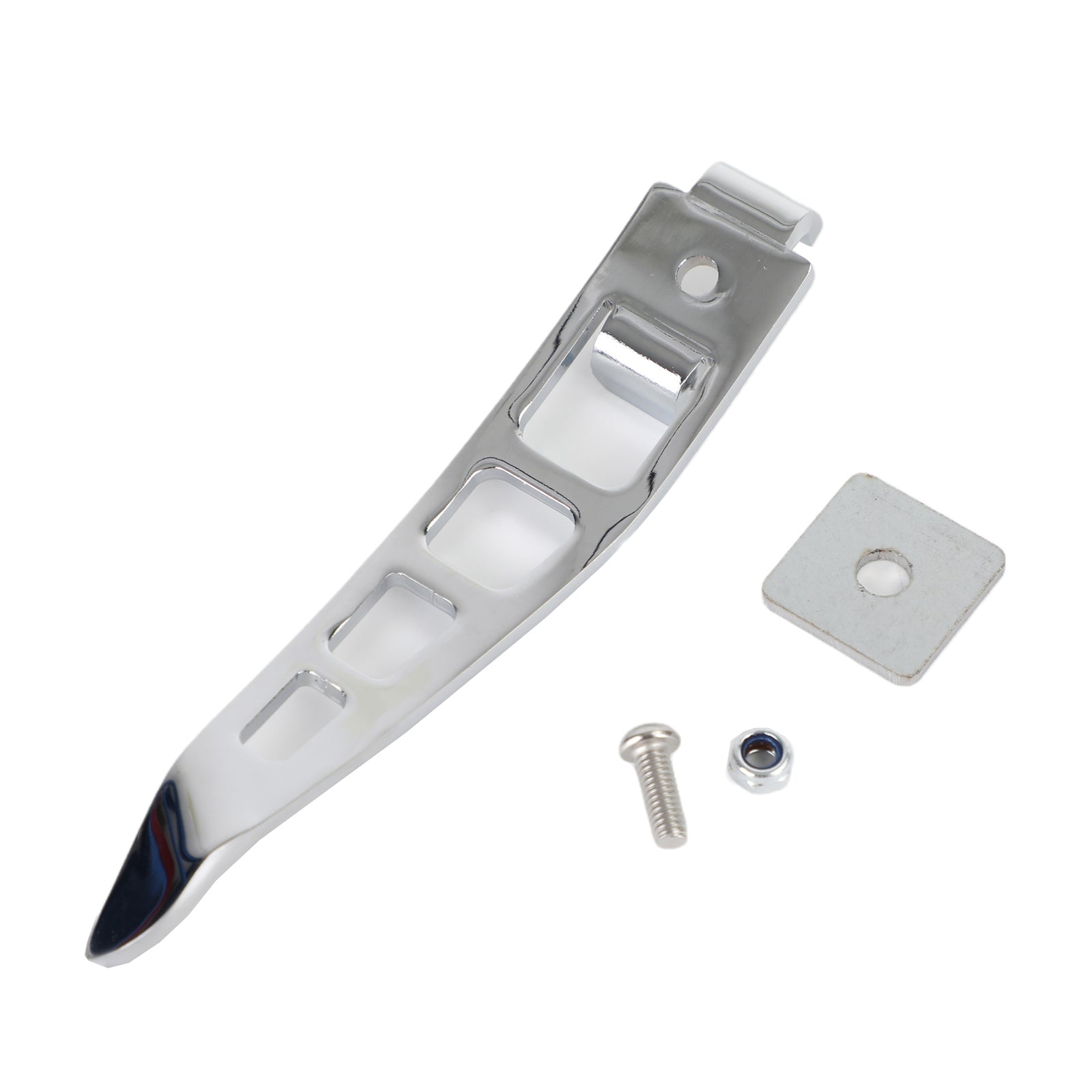 Estensione cavalletto per cavalletto moto cromata adatta per Harley Dyna Glide 93-17 generica