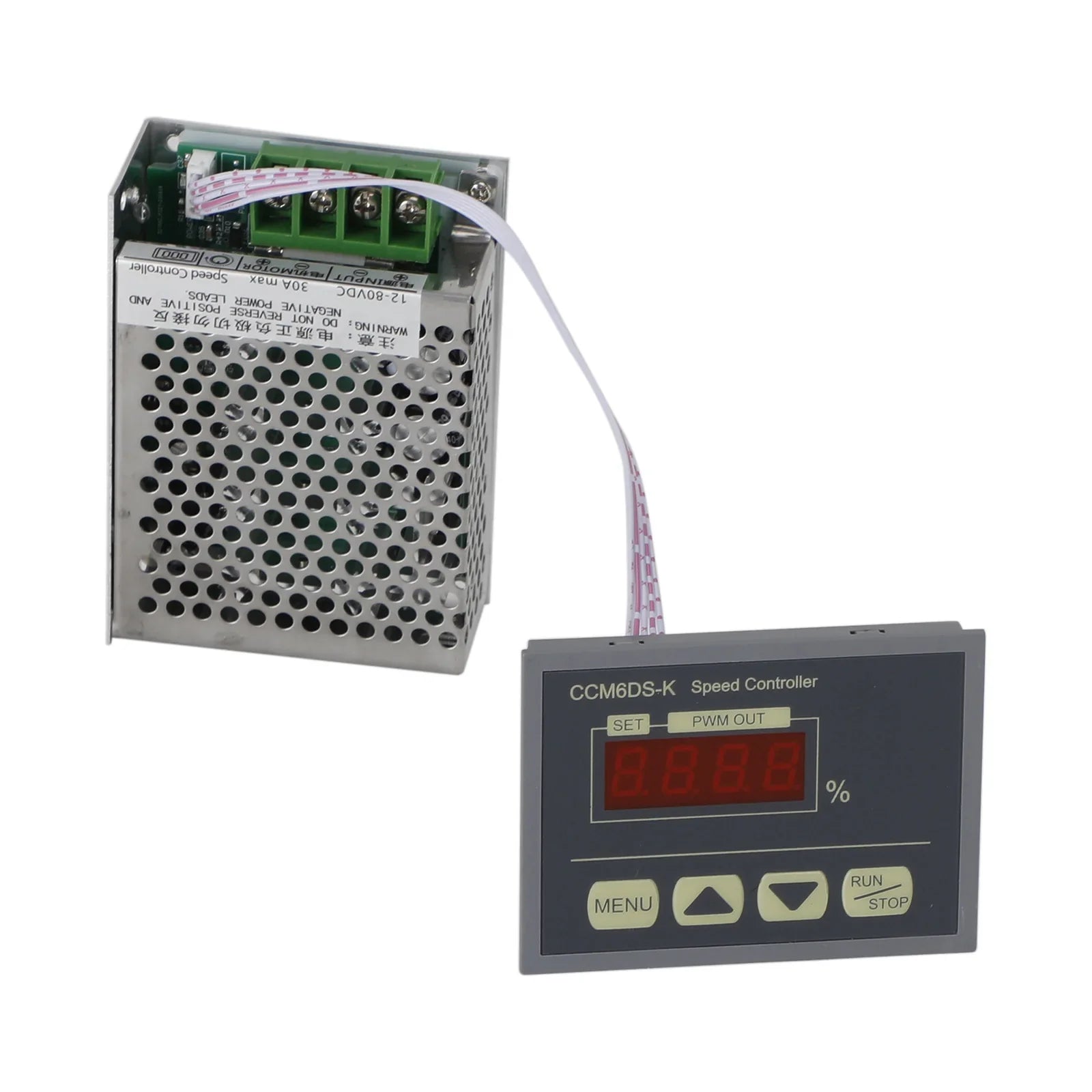 12-80V 30A PWM DC-moottorin nopeudensäädin digitaalisella näyttöpaneelilla