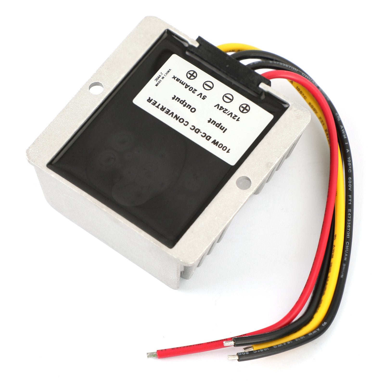 Wodoodporny regulator konwertera mocy 12 V/24 V do 5 V 20 A 100 W DC/DC