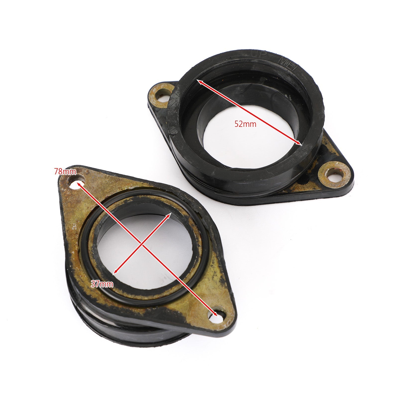 Ensemble d'isolateurs de joints de bottes de collecteur d'admission pour Honda CBR1000RR 2004-2005 générique