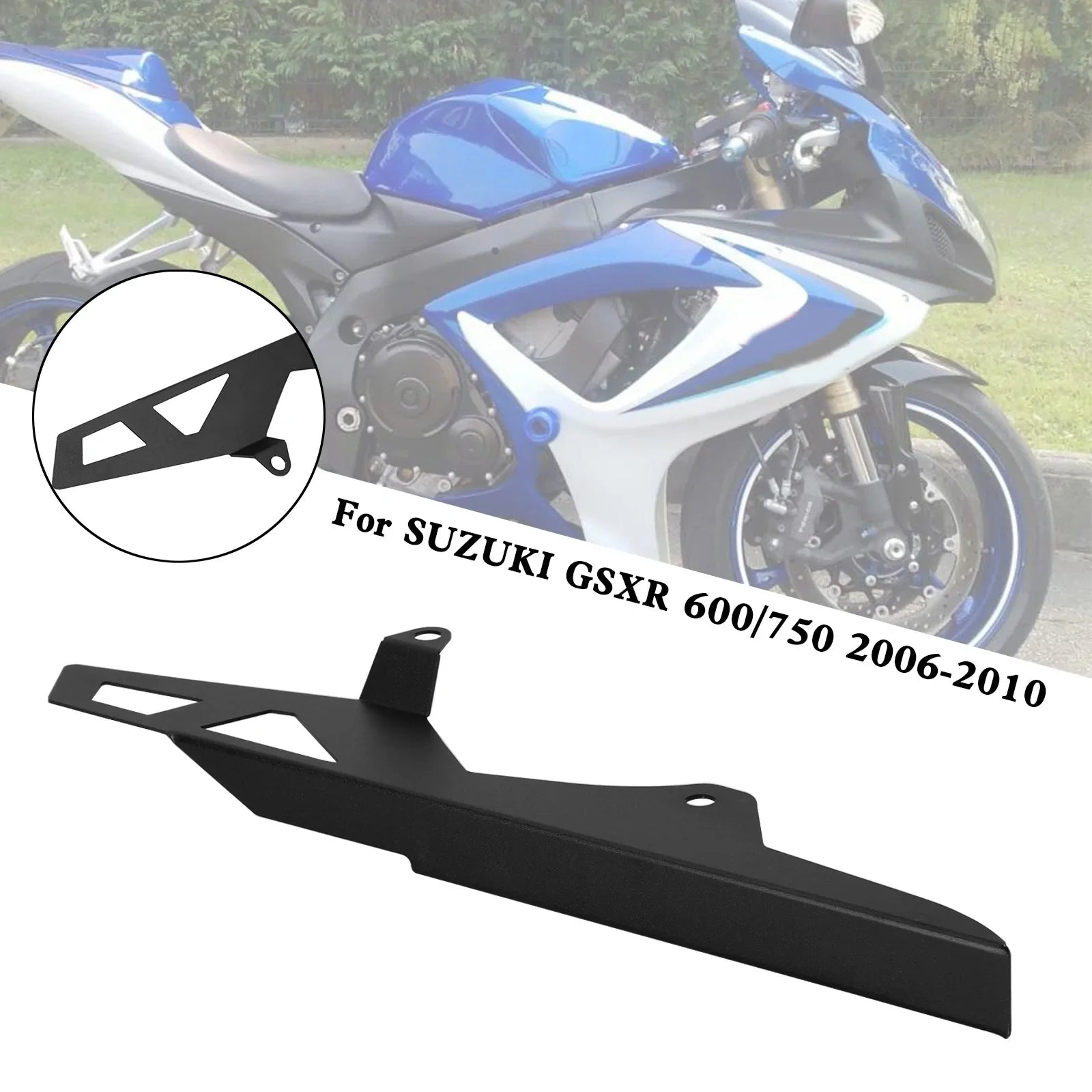 2006-2010 Suzuki GSXR 600/750 Coperchio di protezione della catena a pable