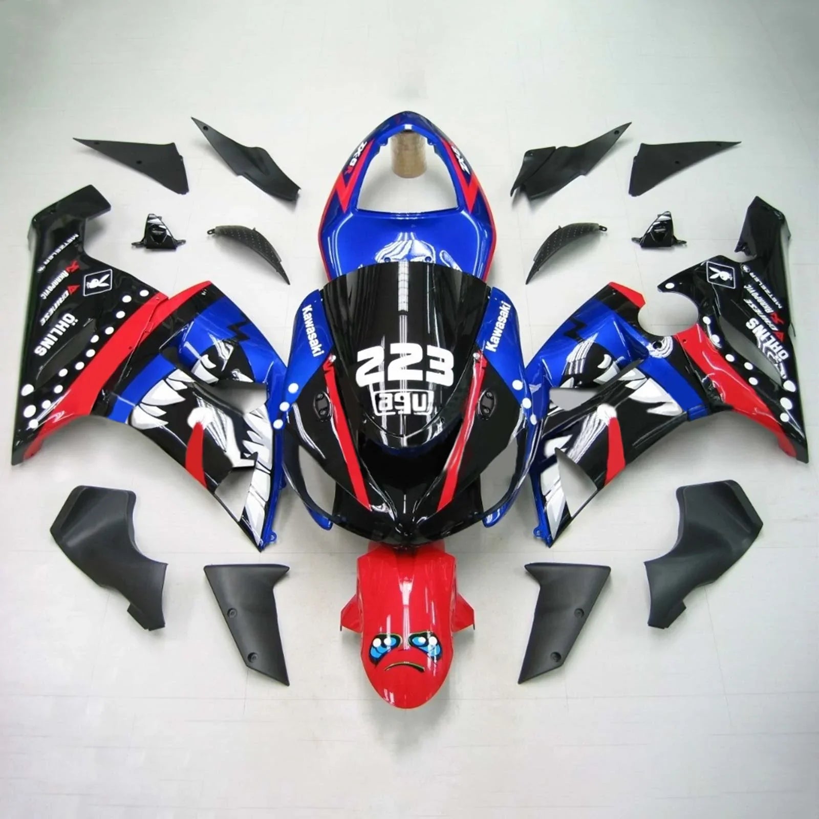 Amotopart kuipkit voor Kawasaki ZX6R 636 2005-2006 Generic