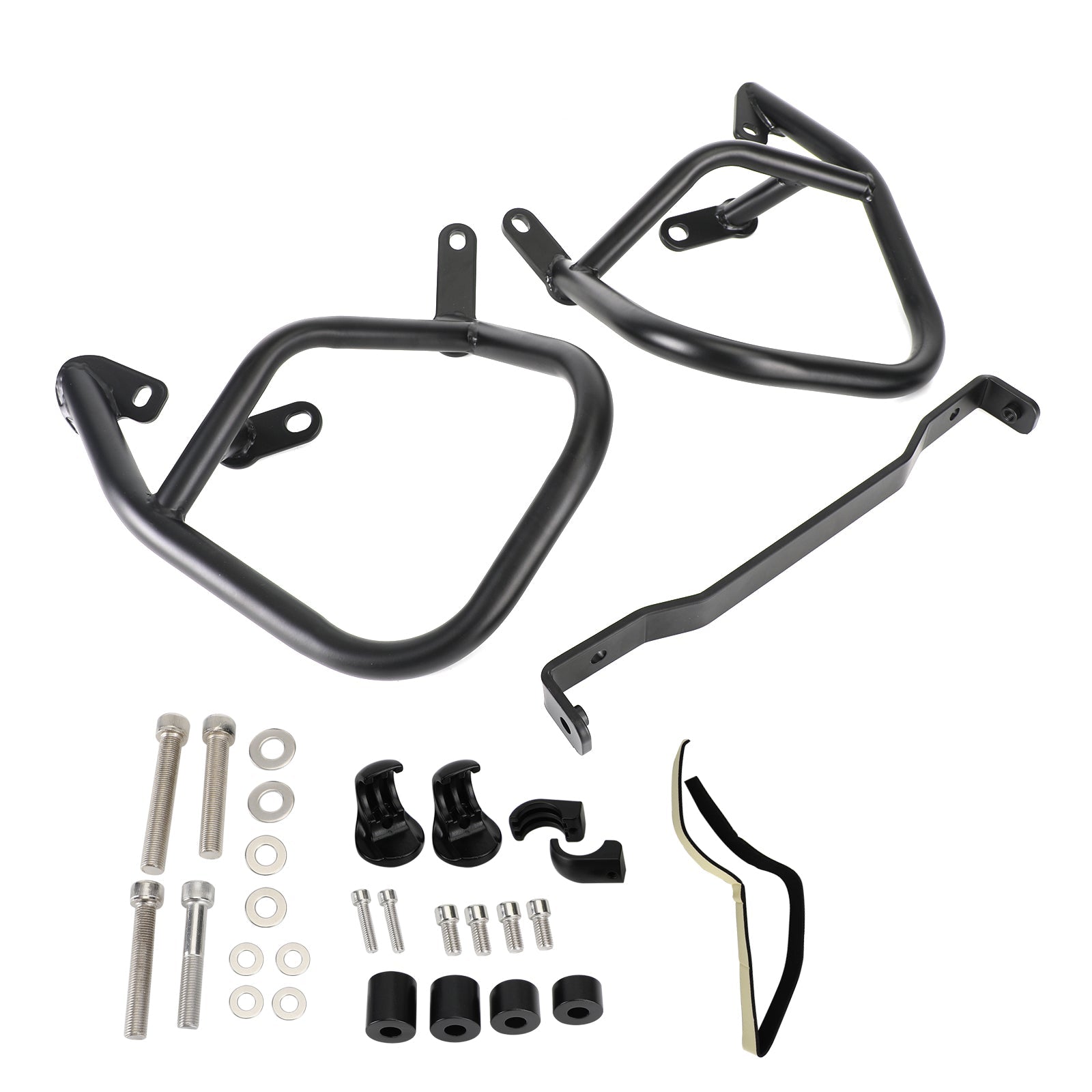 Zwarte onderste motorbeschermers voor Yamaha Tenere 700 Xt 700Z 19-21 20 Generiek