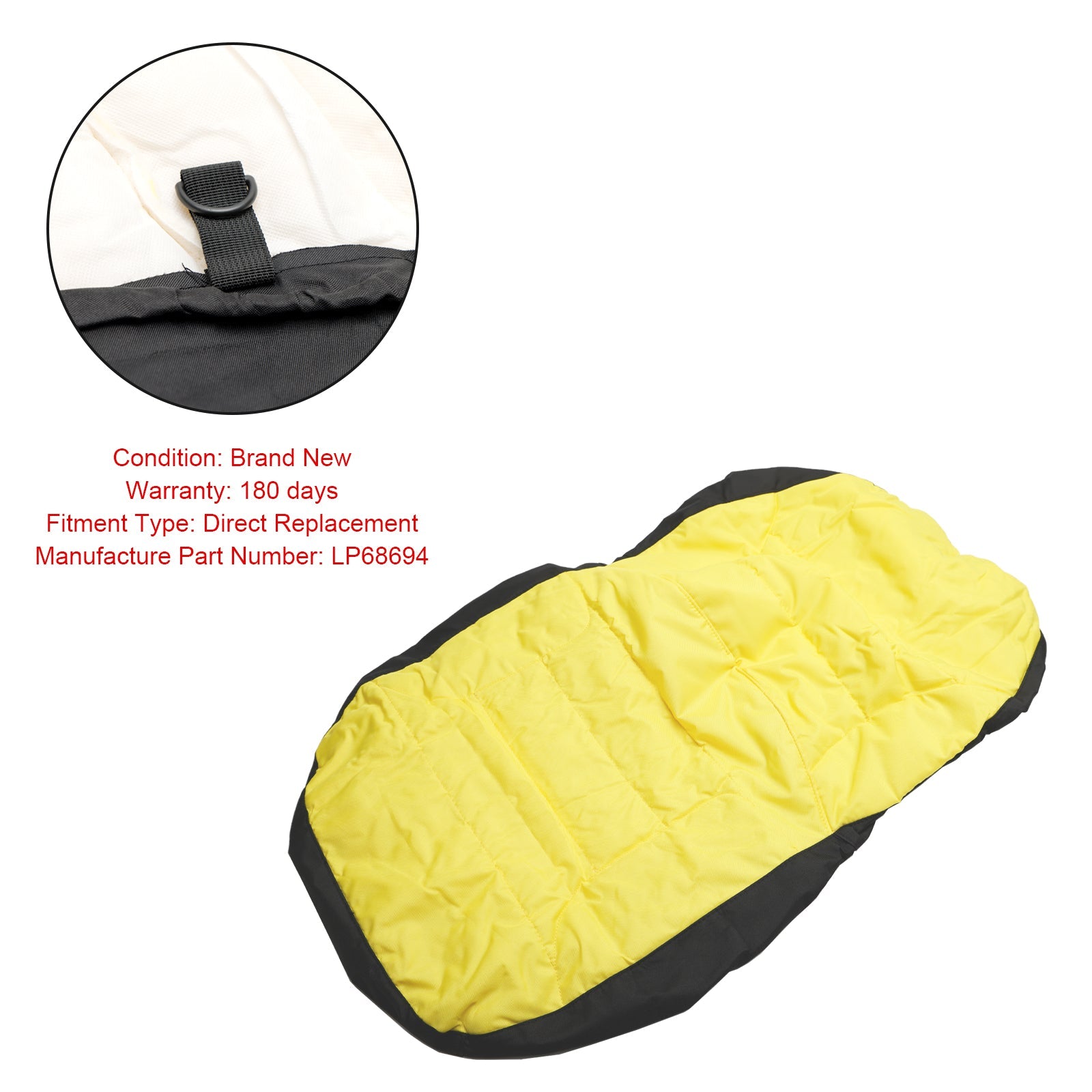 Housse de siège pour tracteur utilitaire compact LP68694 pour John Deere LP68694 1025R et 2025R