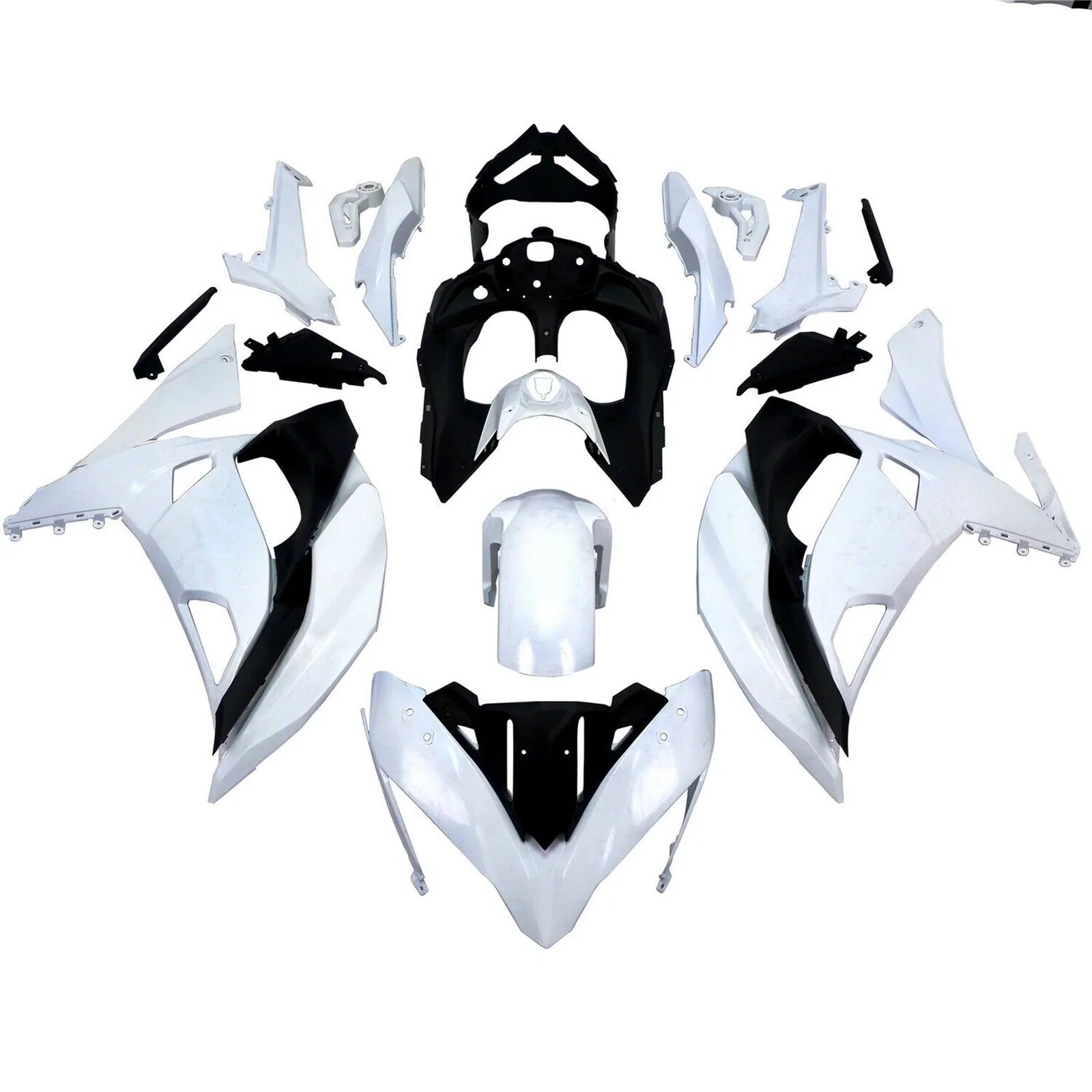 Amotopart Kawasaki ER6F/Ninja 650 2017-2019 injectie ongeverfd kuipje