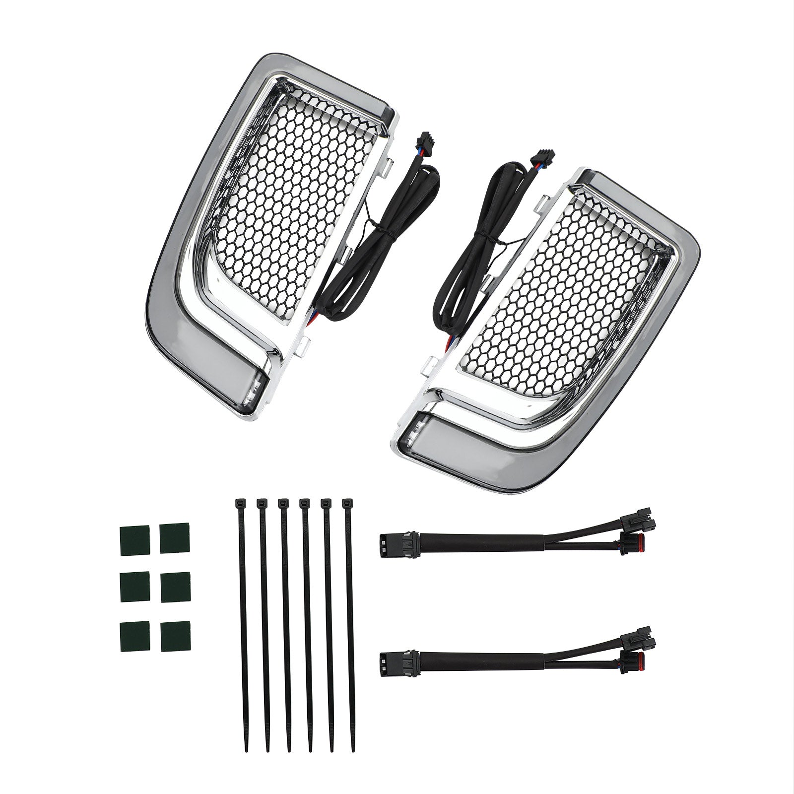 LED Tracer Lower Grids Lower Grids Lights voor elektra flh/t road glide generiek