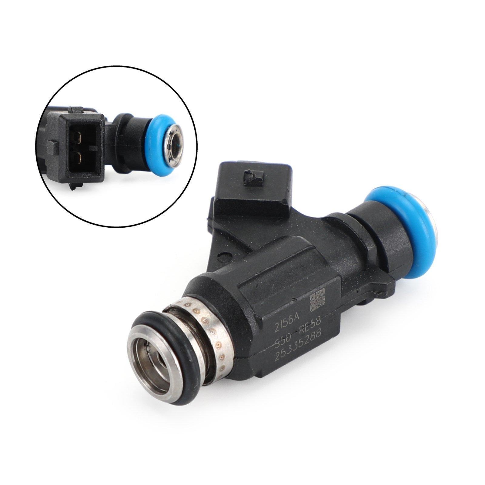 1 inyector de combustible 25335288 apto para fueraborda Mercury Mariner 60HP 2002-2006 genérico