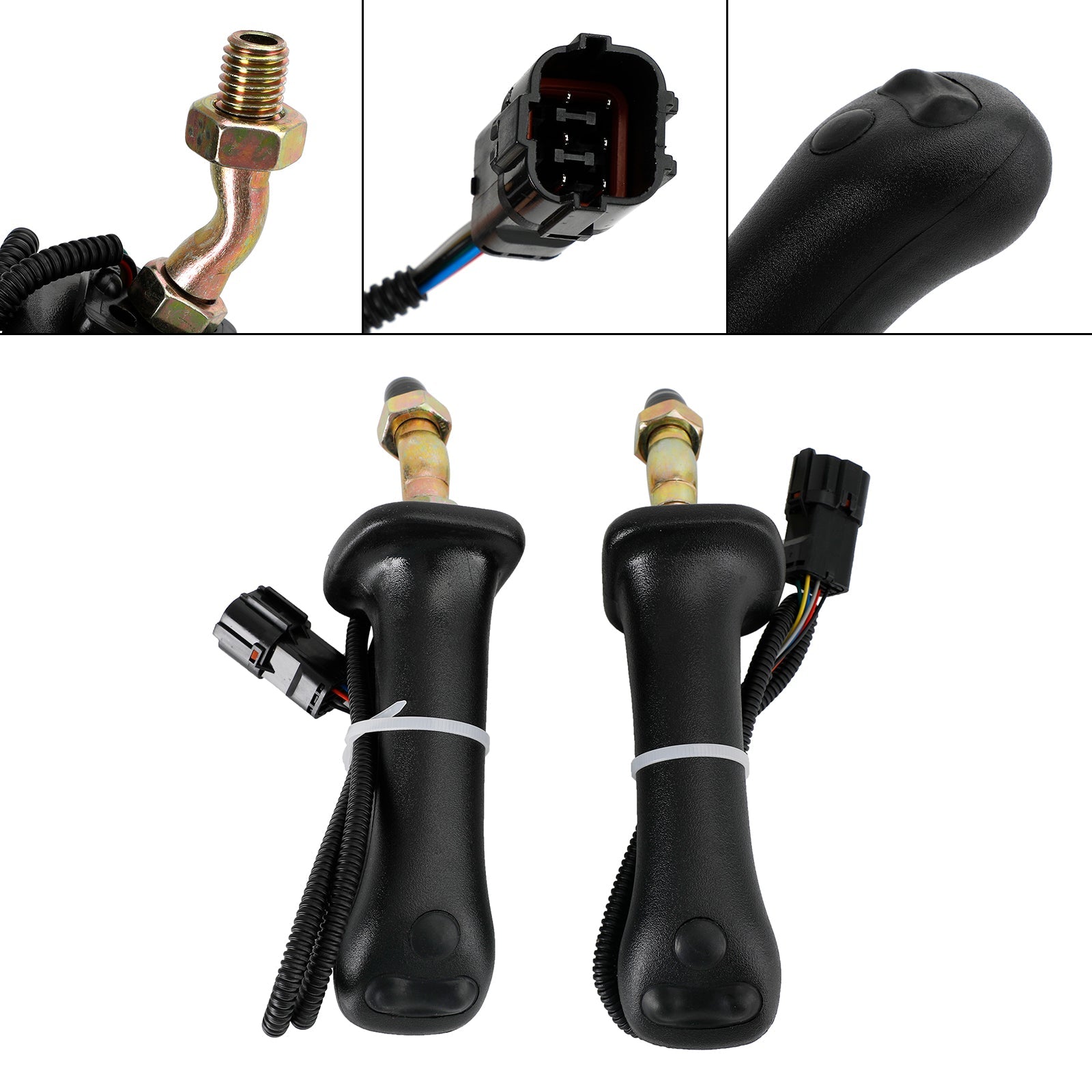 Doosan DH DX150 215 225 300 370-9C 3-przyciskowa para uchwytów joysticka do koparki