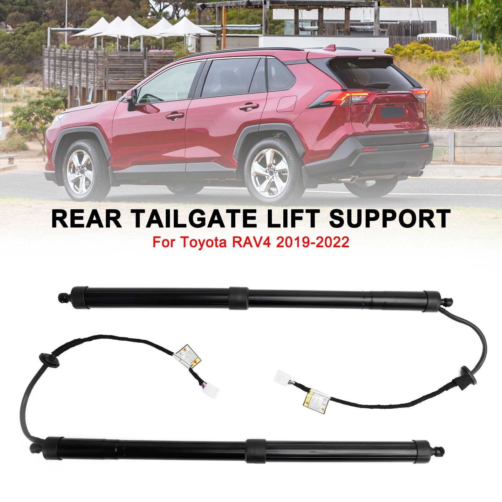 Support de levage de hayon arrière, 2 pièces, adapté à Toyota RAV4 6892042020 – 2019, 2022
