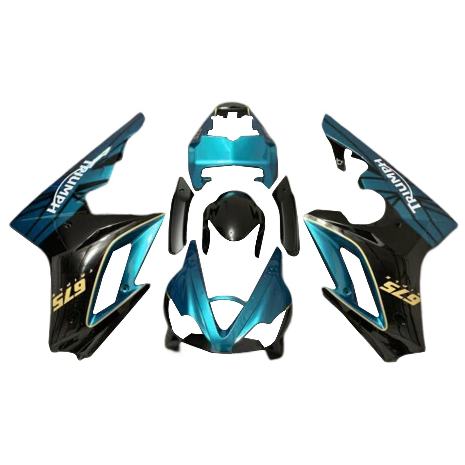 Amotopart Triumph Daytona 675 2009-2012 ABS kunststof carrosseriekuipset