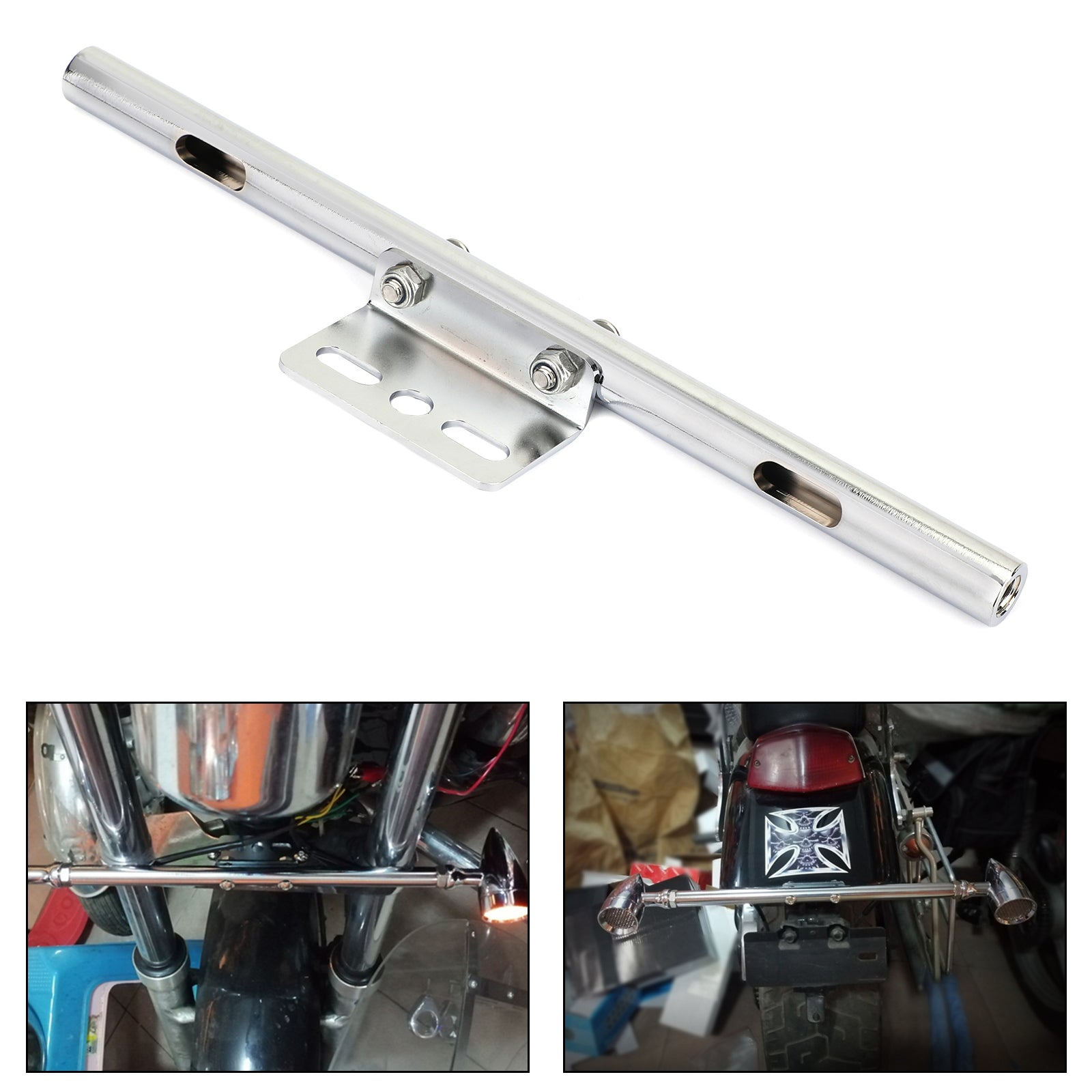 Alicates universales para las barras de iluminación de la llamativa motocicleta genérica