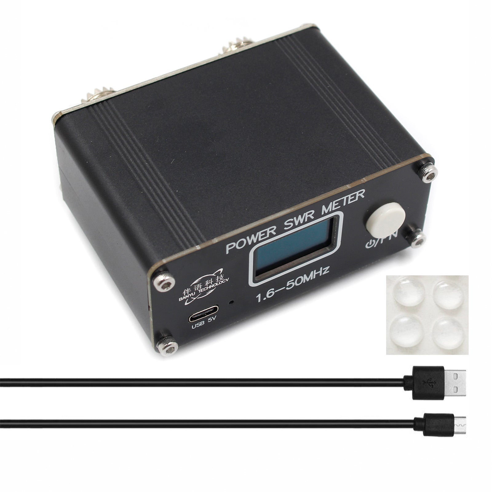QRP 150W 1.6-50MHz SWR HF Kortegolf Staande Golfmeter SWR/FM/AM/CW vermogensmeter