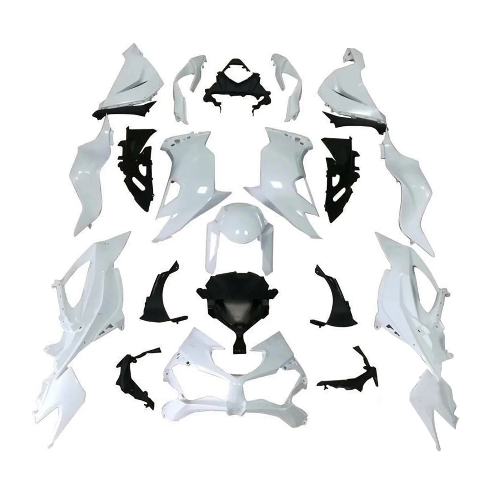 Amotopart Kawasaki ZX6R 2019-2020 Ongelakte kuipspuitgietmatrijs