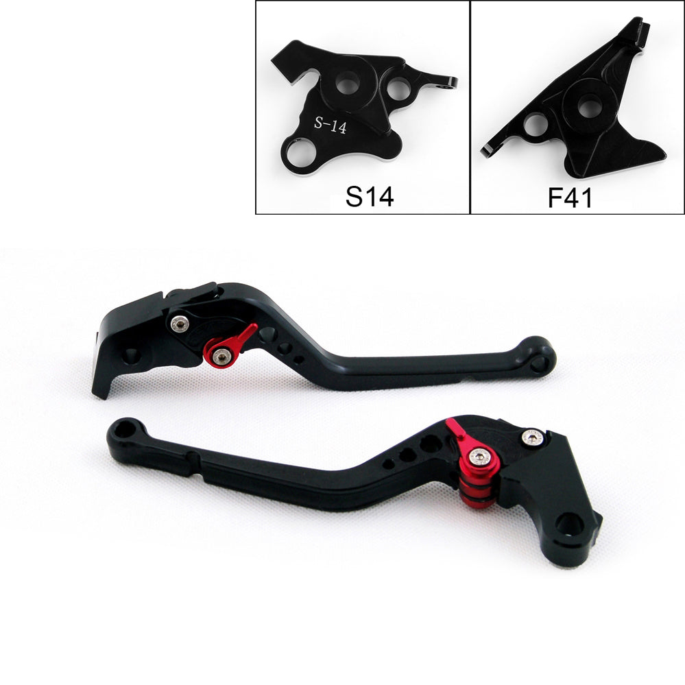 Leve della frizione del freno lunghe per Suzuki Hayabusa/GSXR1300 2008-2014 Nero generico