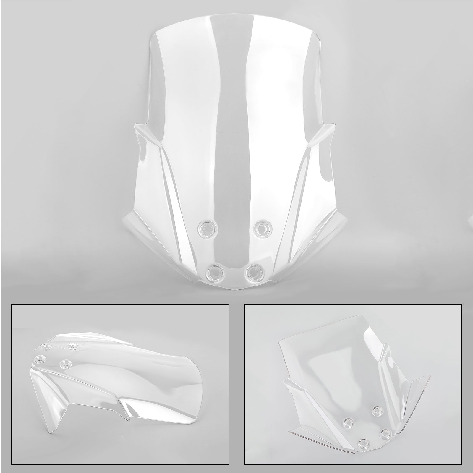 Pare Brise Pare Brise Pour Kawasaki Versys-X300 2017-2019 Gris Générique