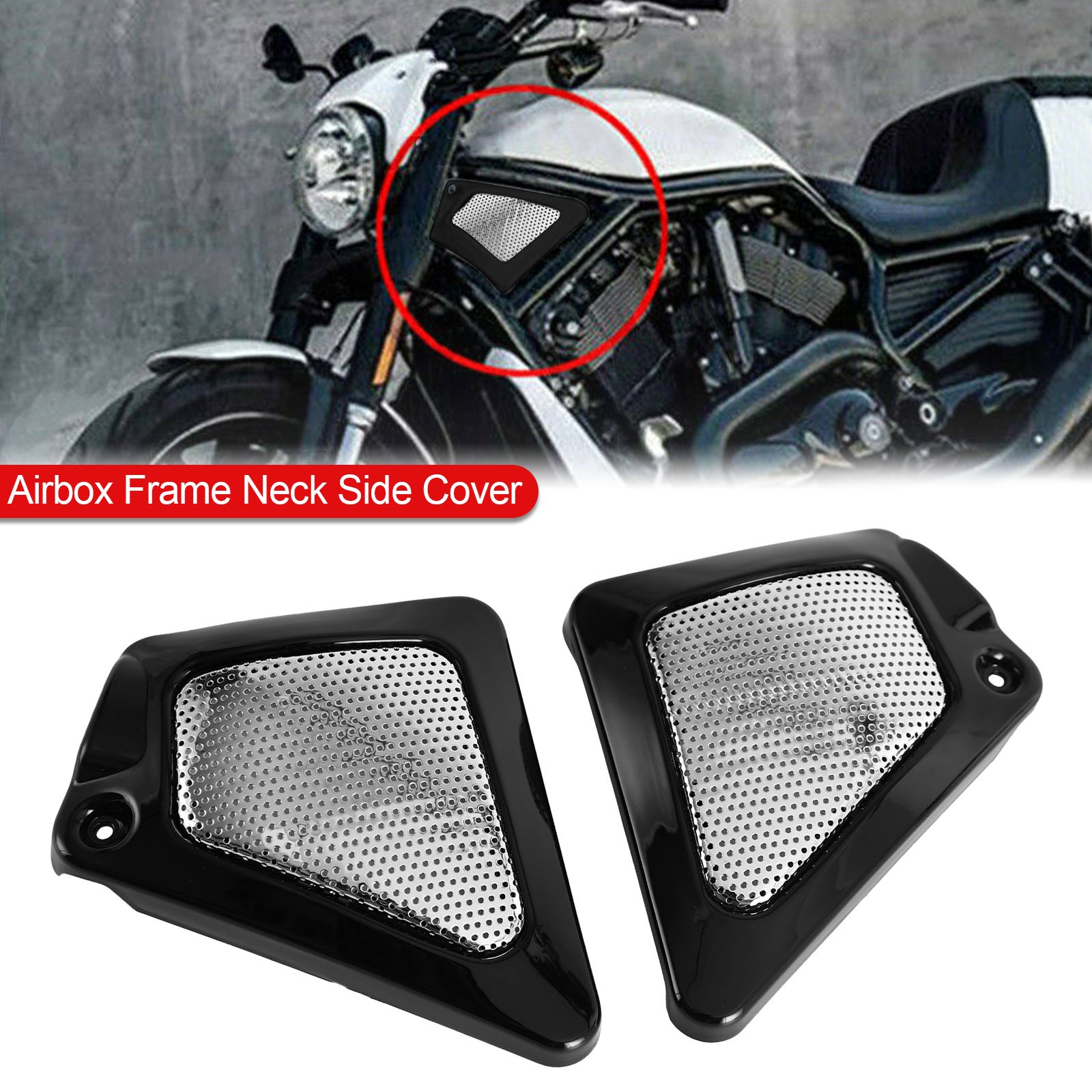 Airbox Frame Neck Side Cover Pour V-Rod VRSCA Screamin Night Rod Special Generic