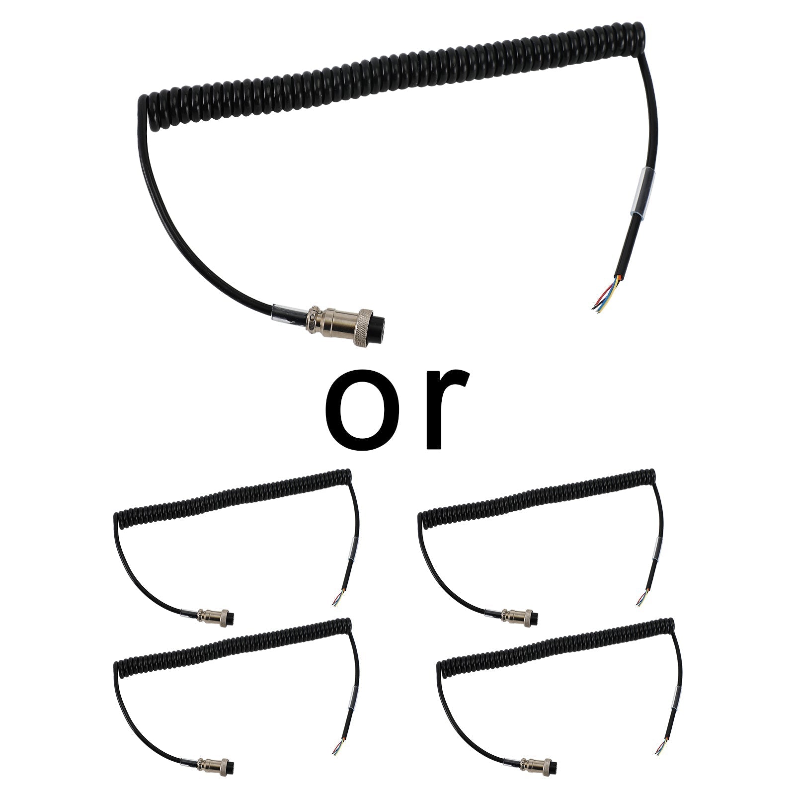 Cable de reemplazo de micrófono de 4 pines para el auto Talkie-Walkie PR550PR3100