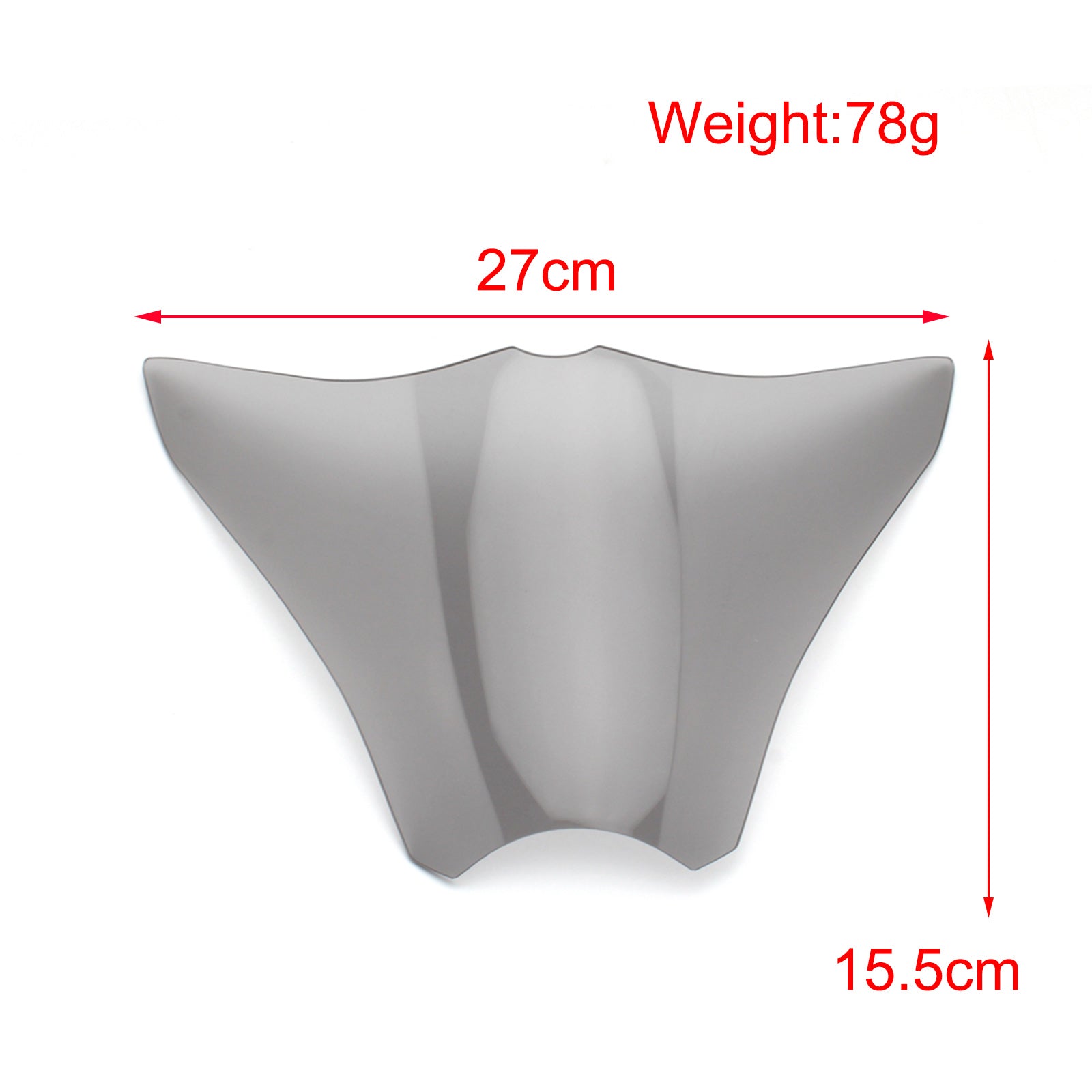 Ajovalonsuoja ennen lamppu-linssiä, joka sopii Honda CB1000R 08-17: lle yleinen savu