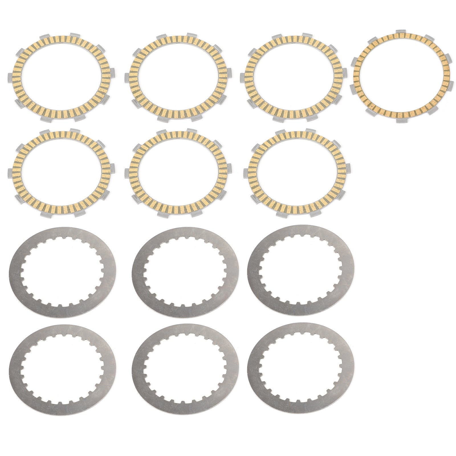 Stalen koppelingsset en wrijvingsplaten voor Honda CRM250 CB400 CL400 XR400 1994-2008 Generiek