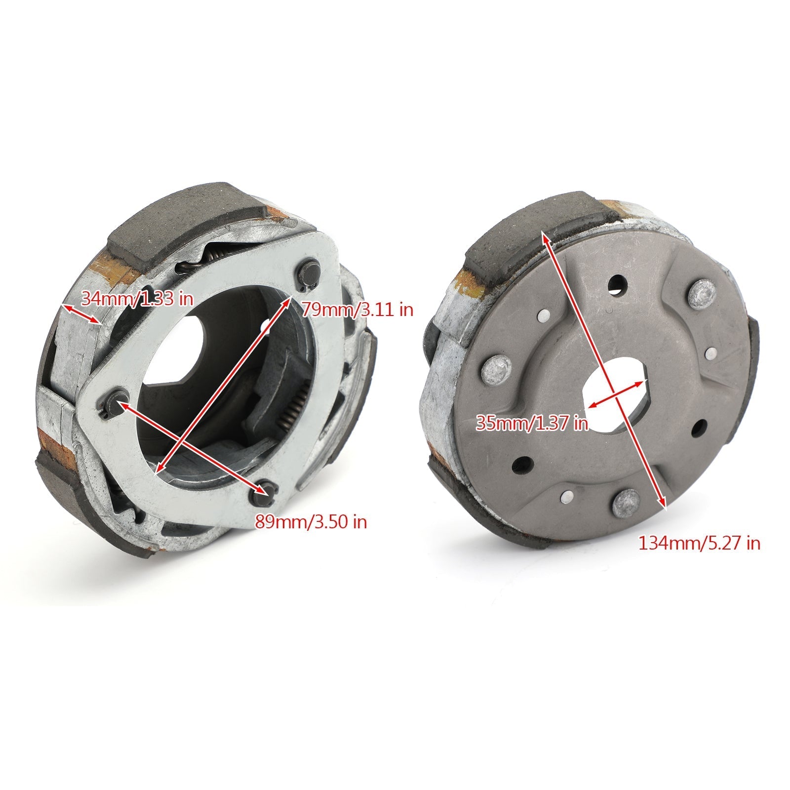 Ensemble de porte-chaussures d'embrayage humide avec ressorts pour Honda NSS PS CN CH FES 250 SH300 générique