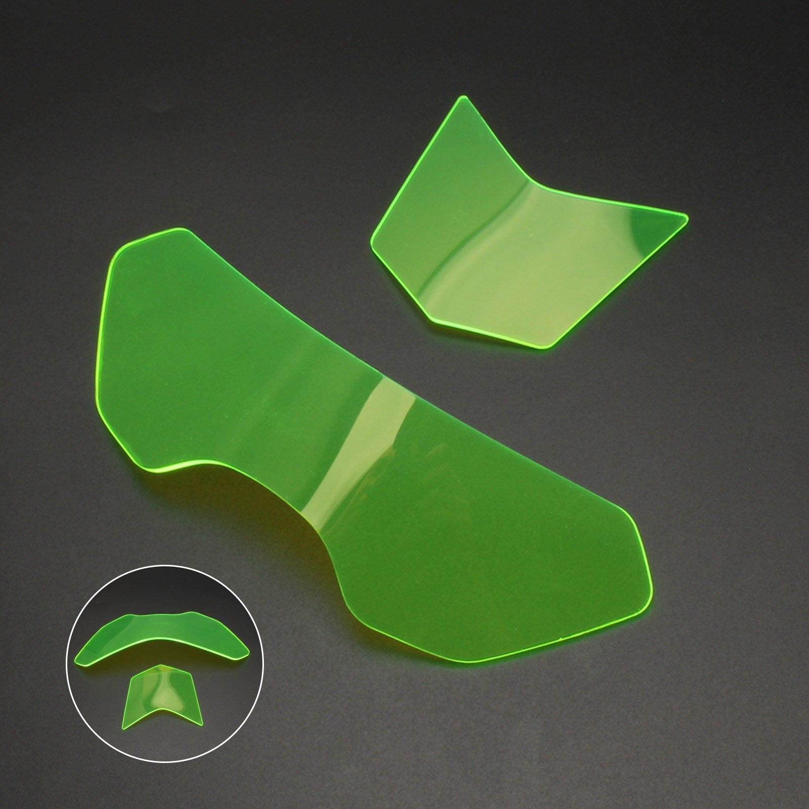 Yamaha MT-15 M-Slaz M Slaz 16-18 Generic Smoke Front Lighthouse -linssin suojaaminen