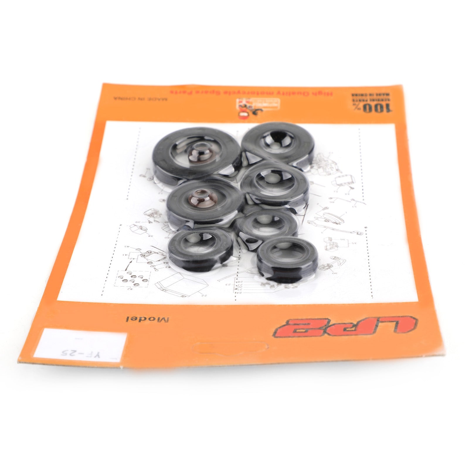 9-delige motoroliekeerringset voor Honda XL200R XL185 XL185S 1979-1993 Generiek