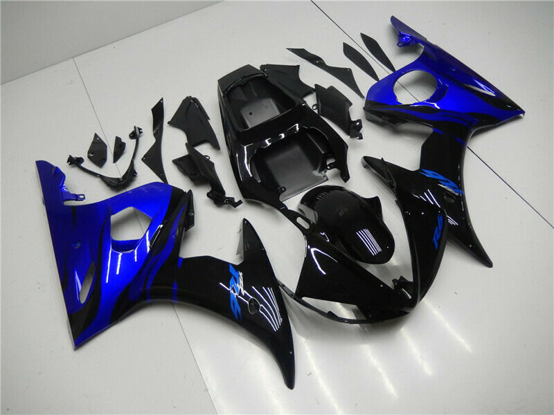 Plastični komplet 'Amotopart Faing Injection z vijakom za Yamaha 2005 YZF R6 Blue Black Generic