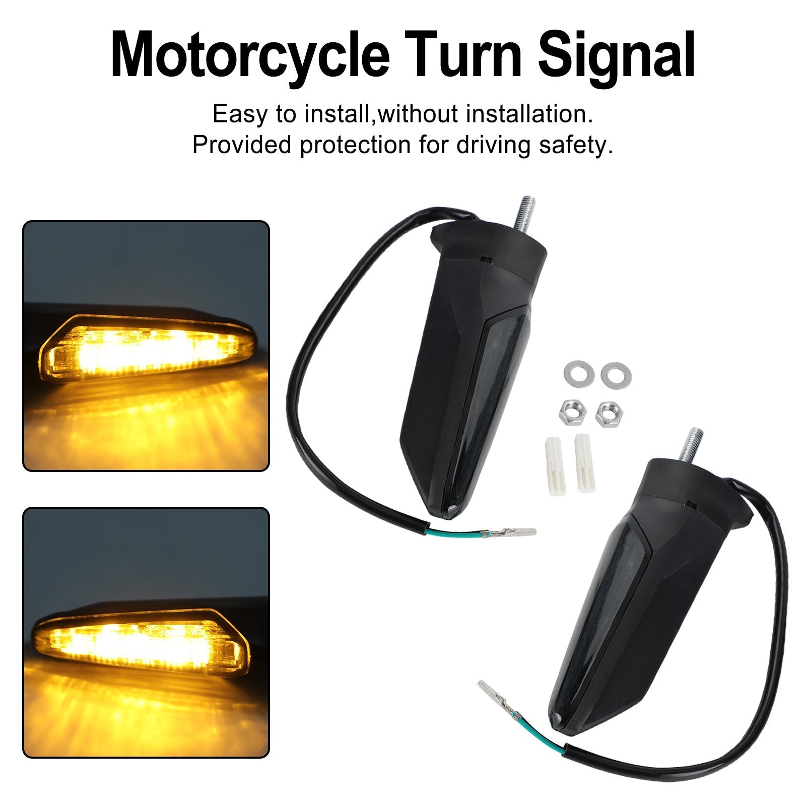 LED-front knipperend licht voor Honda CRF1000L Afrika Twin 2015-2017 Generic
