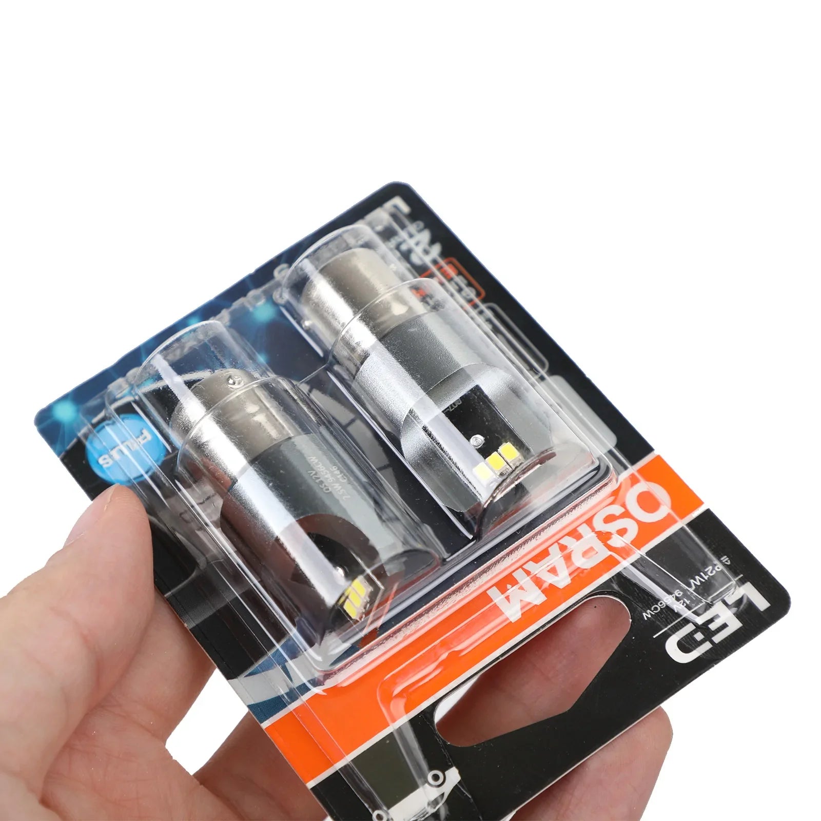 2x Per OSRAM 9456CW Lampadine LED ausiliarie per auto P21W 12V2.5W BA15s Generico