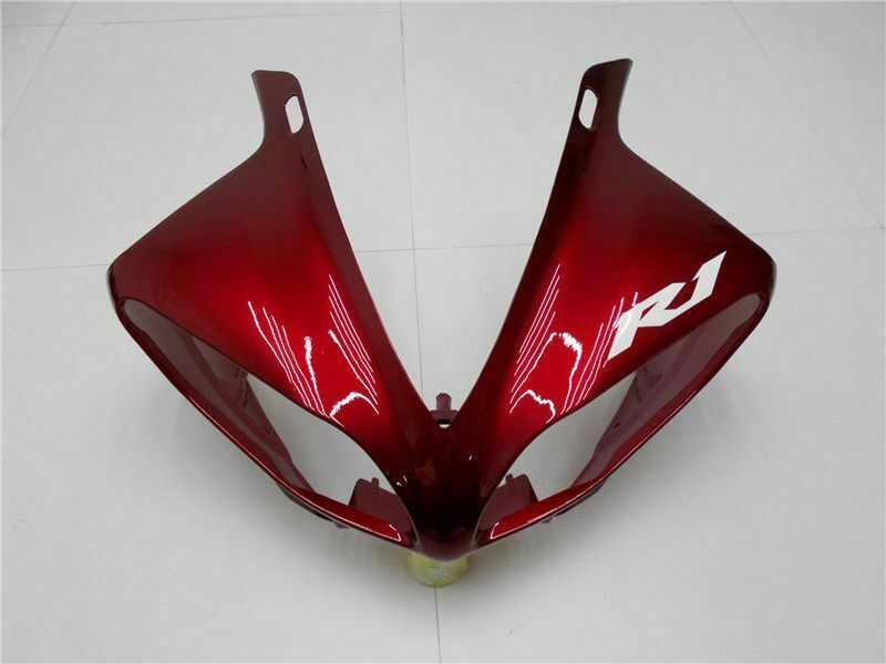 Amotopart Injection Plastique ABS Carénage Fit pour Yamaha YZF R1 2009-2011 Rouge Noir Generic