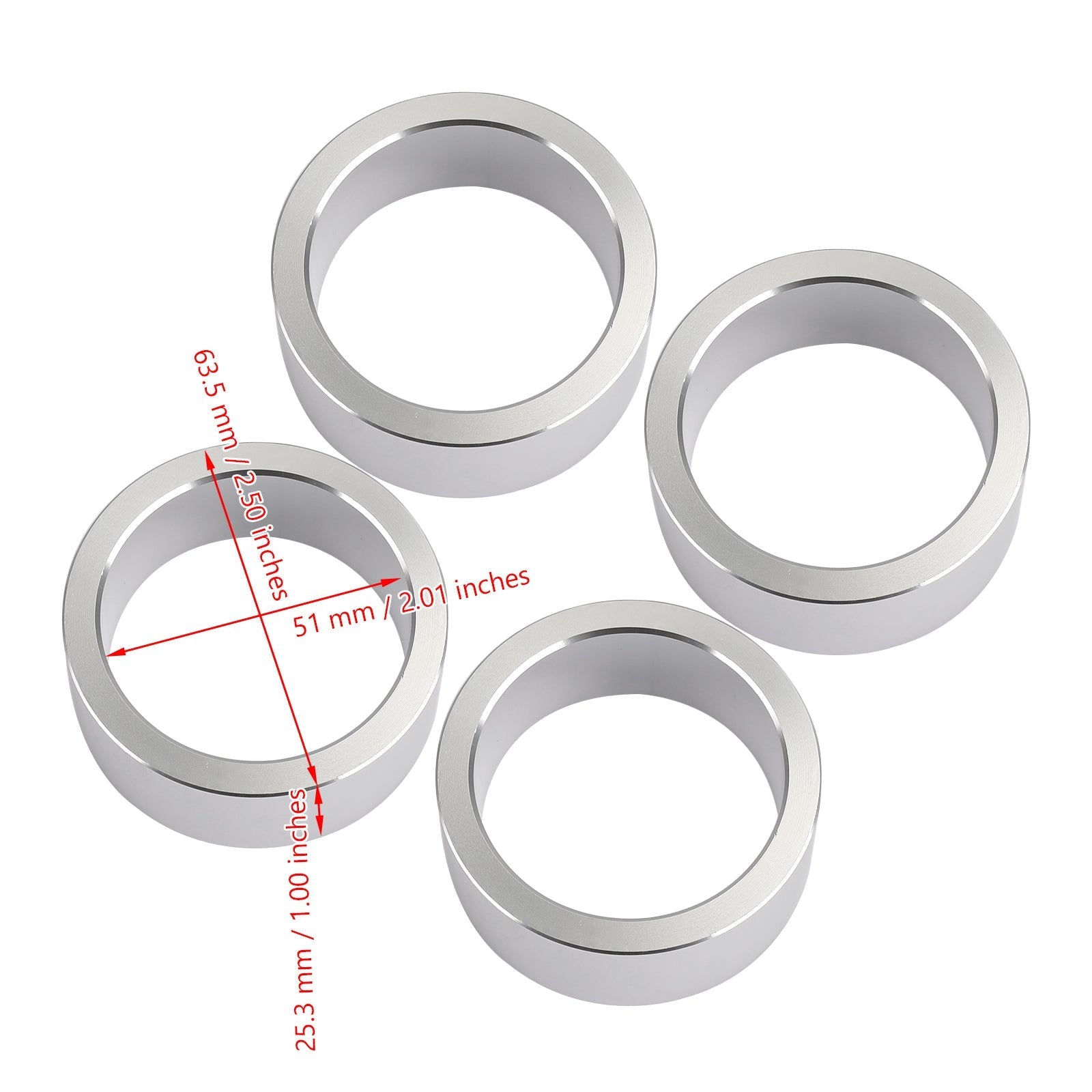 6.3 cm Honda Rancher Recon 230 250 300 350 420 420 Kit espaciador de elevación para bicicletas de montaña