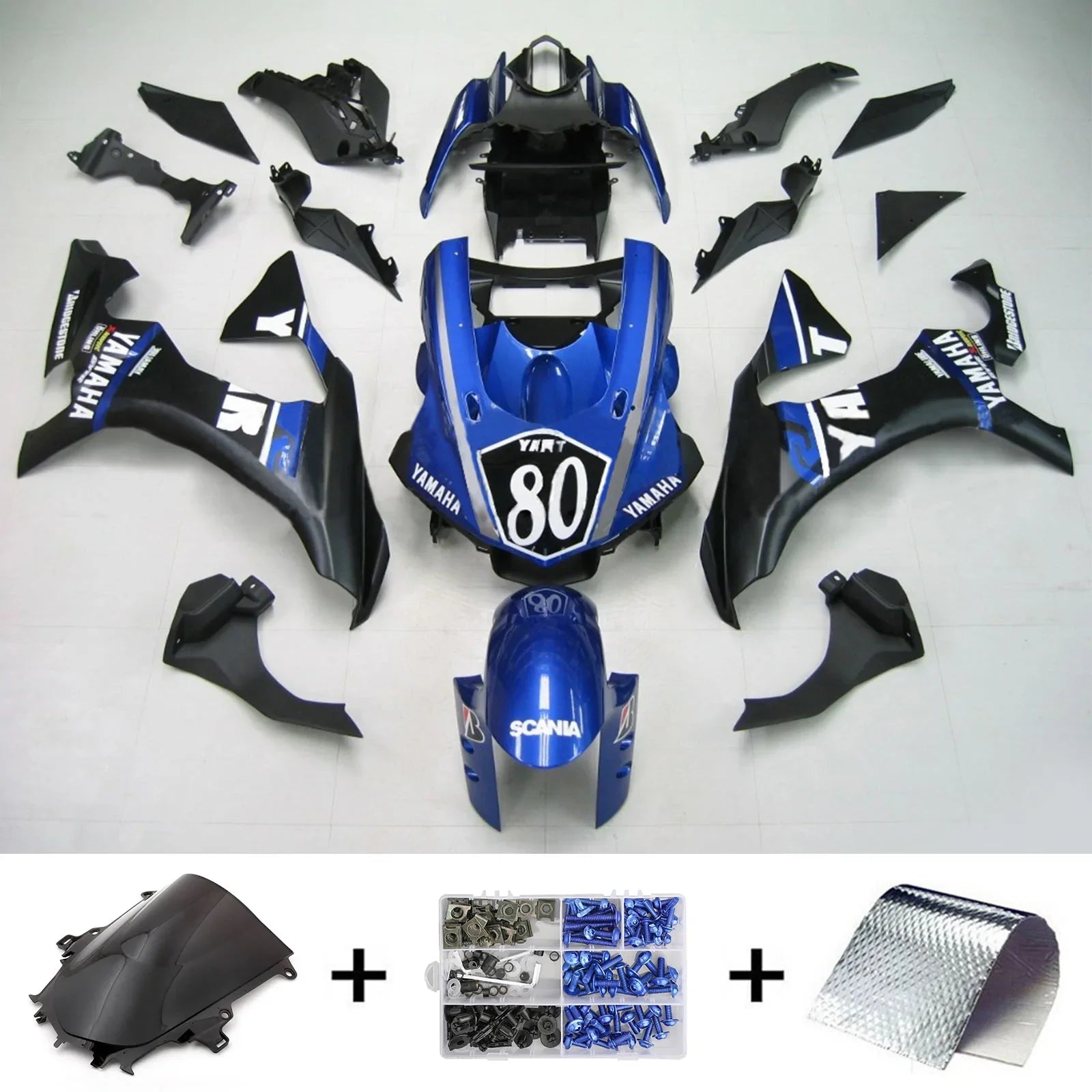 Amotopart Sealing Kit za Yamaha YZF 1000 R1 2015-2019 Generic