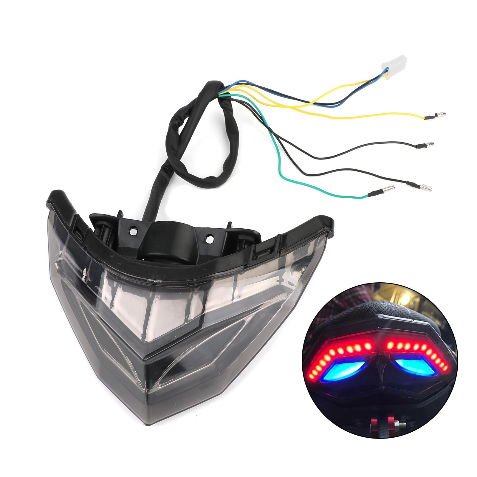 Achter achterkantremindicatoren voor Kawasaki Ninja 250 300 2013-2017 Generiek