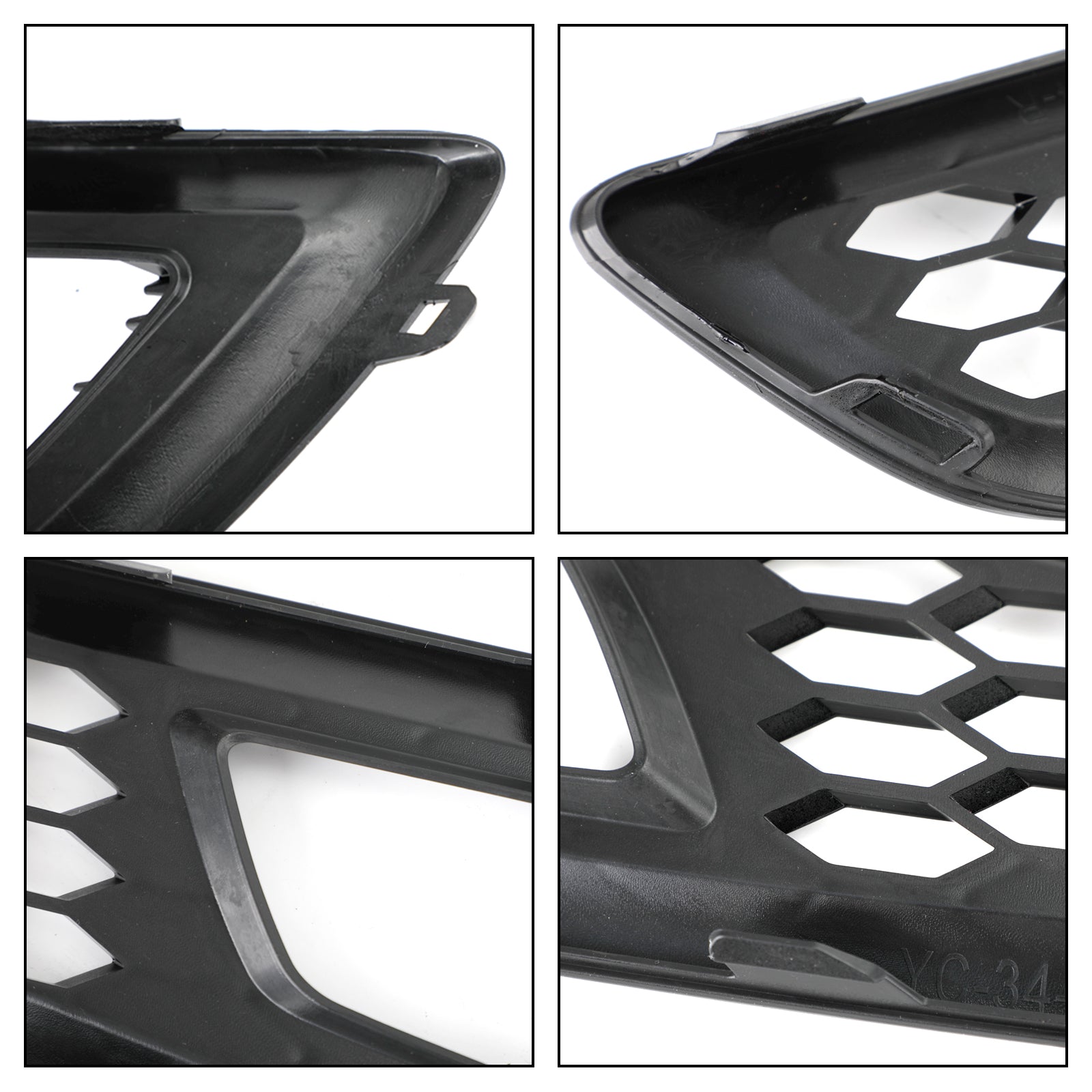 Ford Focus 2015-2017 paar voorbumper mistlamp lampafdekking bezelgrill