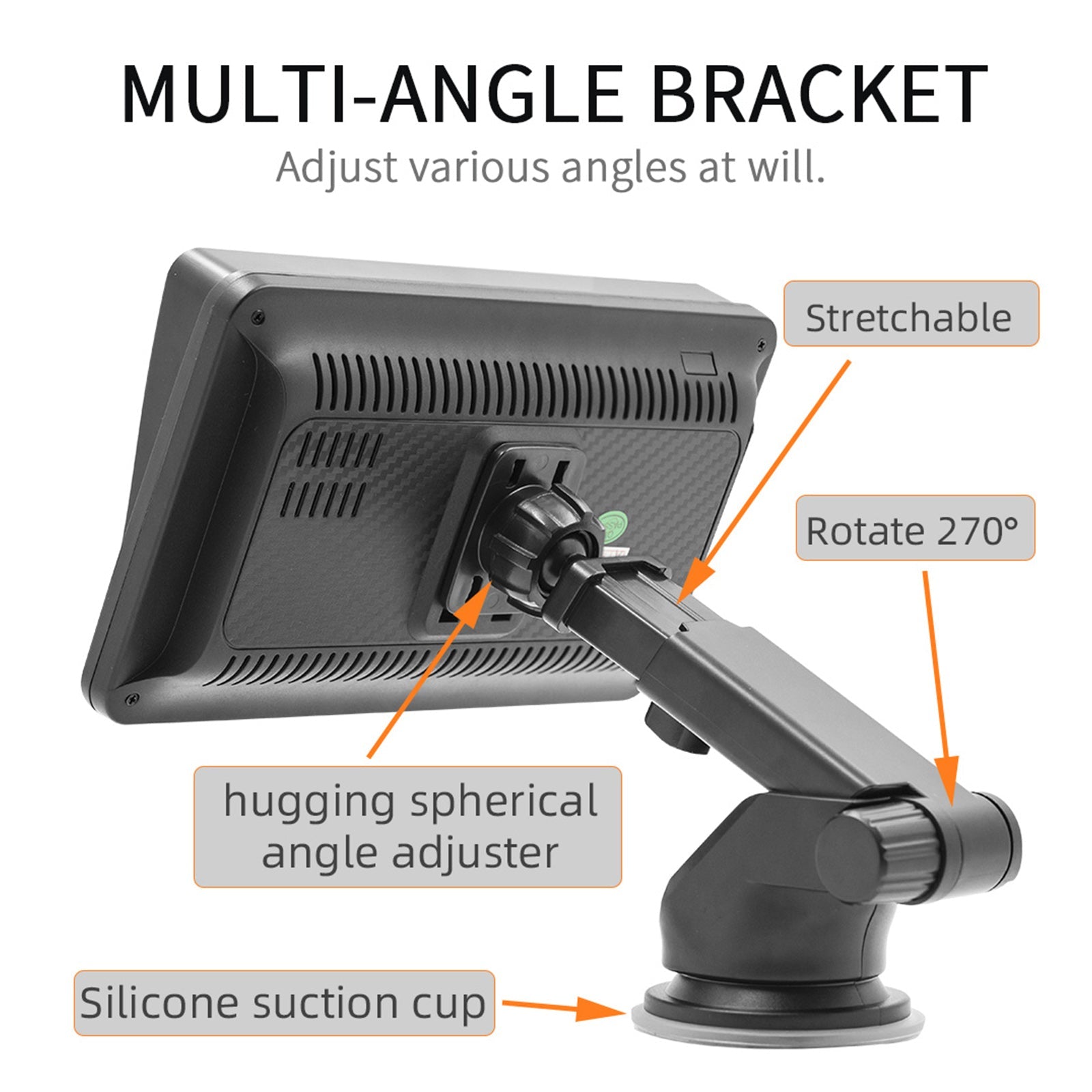 7 "Draadloze Carplay Auto MP5 Multimediaspeler Bluetooth Zonnescherm Afstandsbediening
